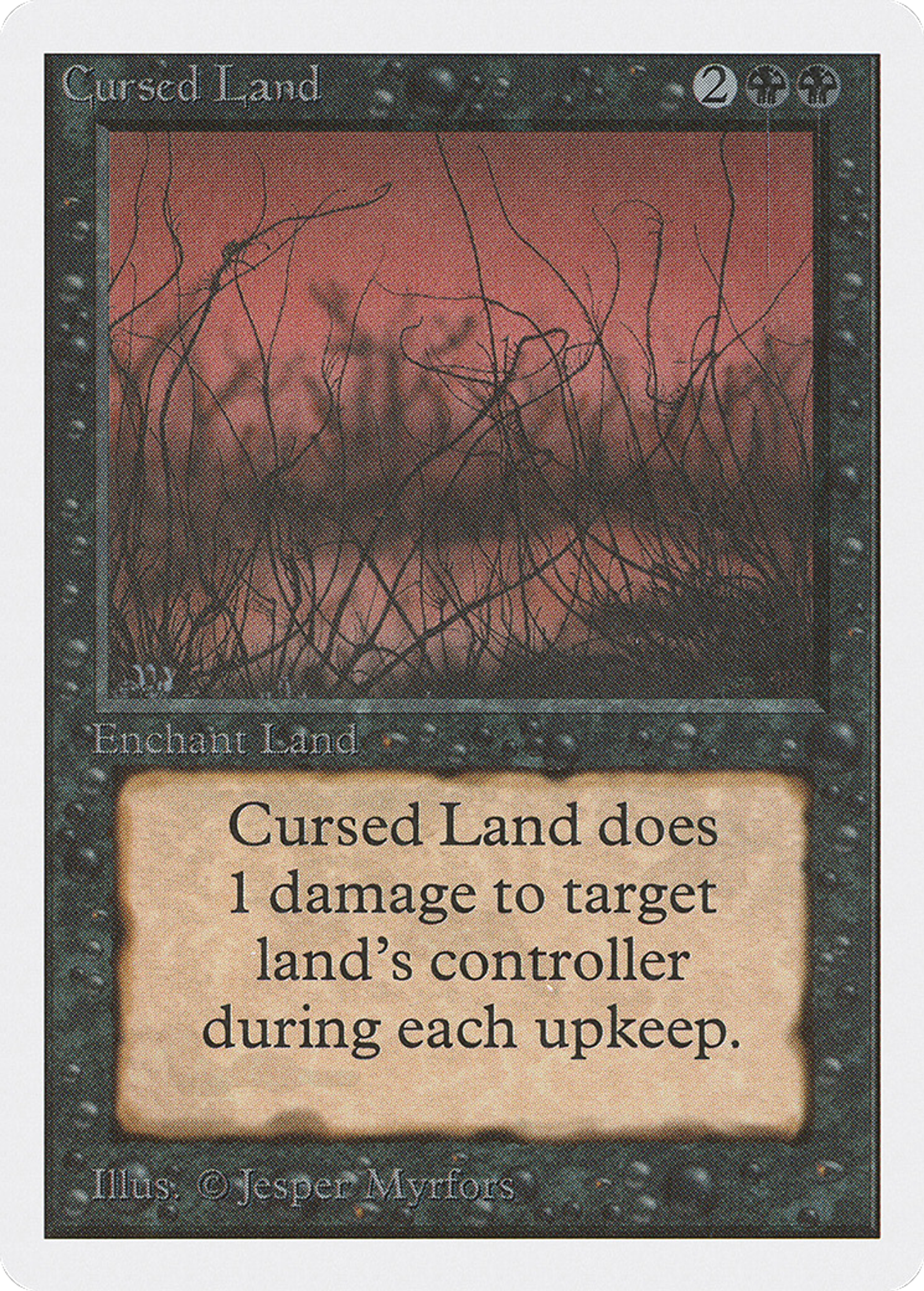 Cursed Land — Unlimited Edition — Magic: The Gathering