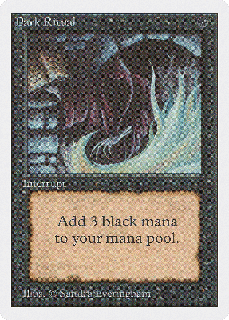 Dark Ritual — Unlimited Edition — Magic: The Gathering