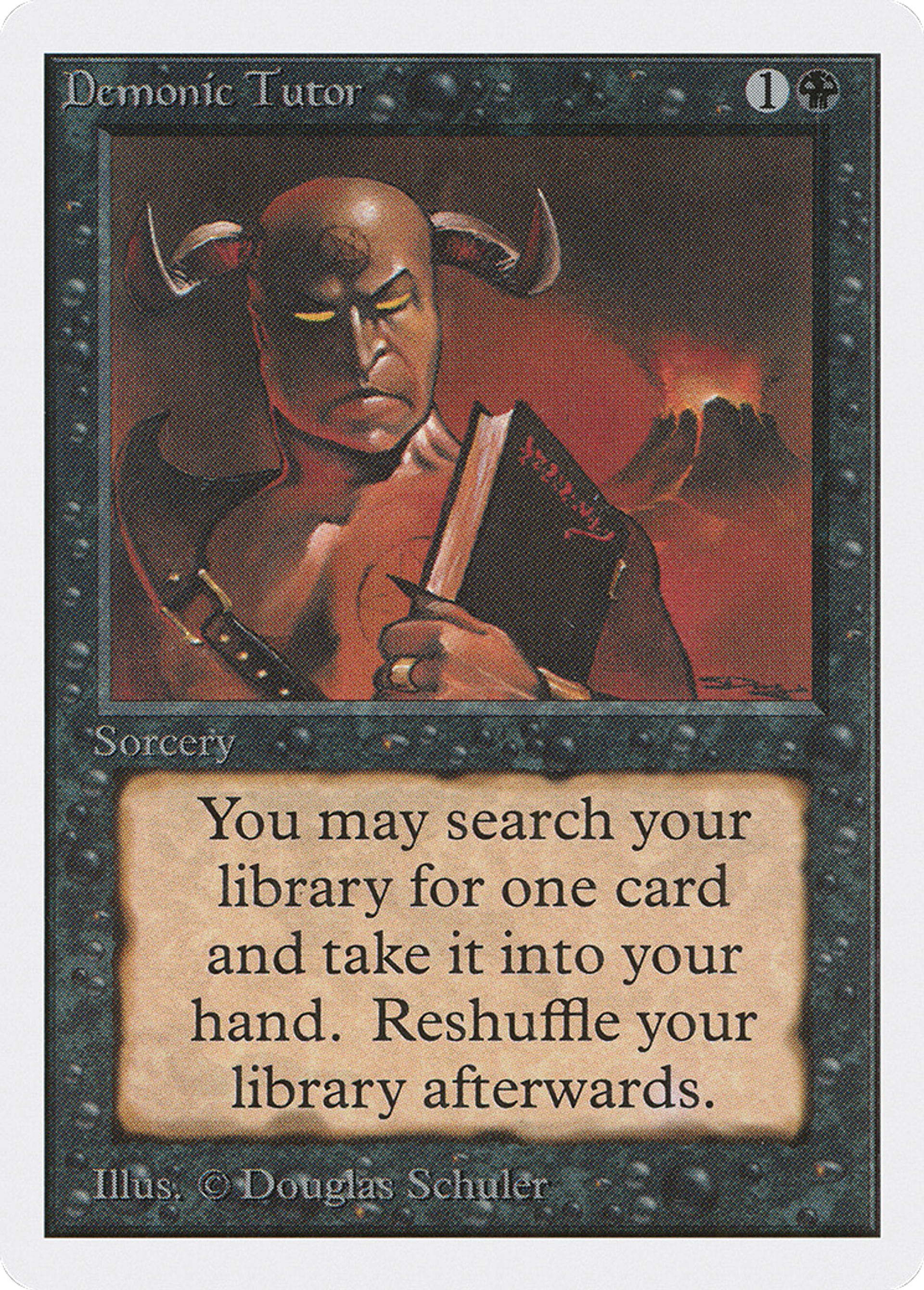 Demonic Tutor — Unlimited Edition — Magic: The Gathering