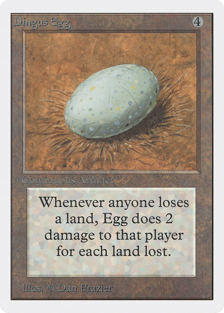 Dingus Egg — Unlimited Edition — Magic: The Gathering