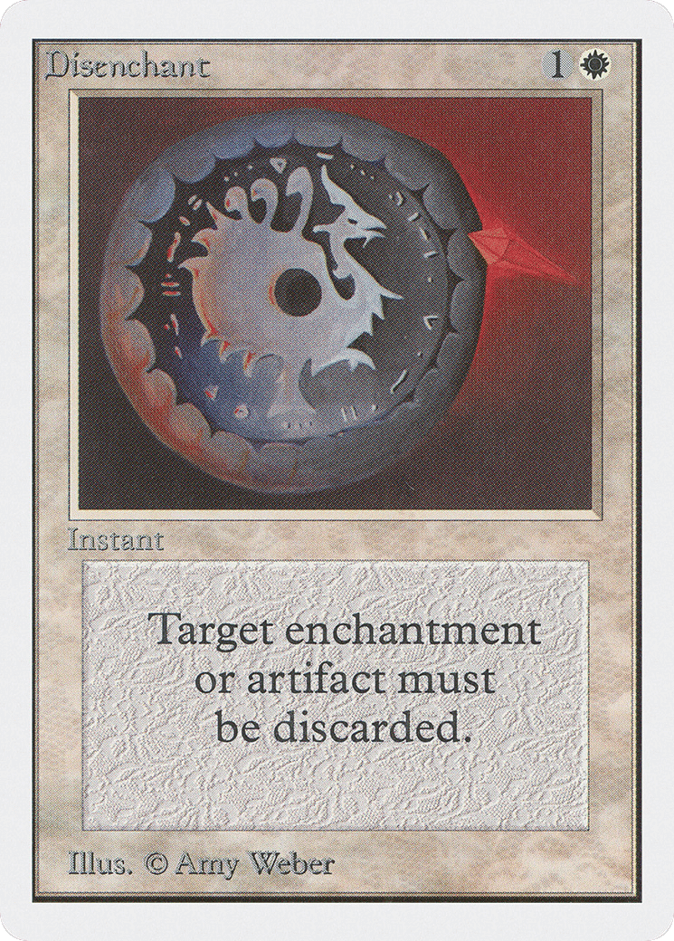 Disenchant — Unlimited Edition — Magic: The Gathering