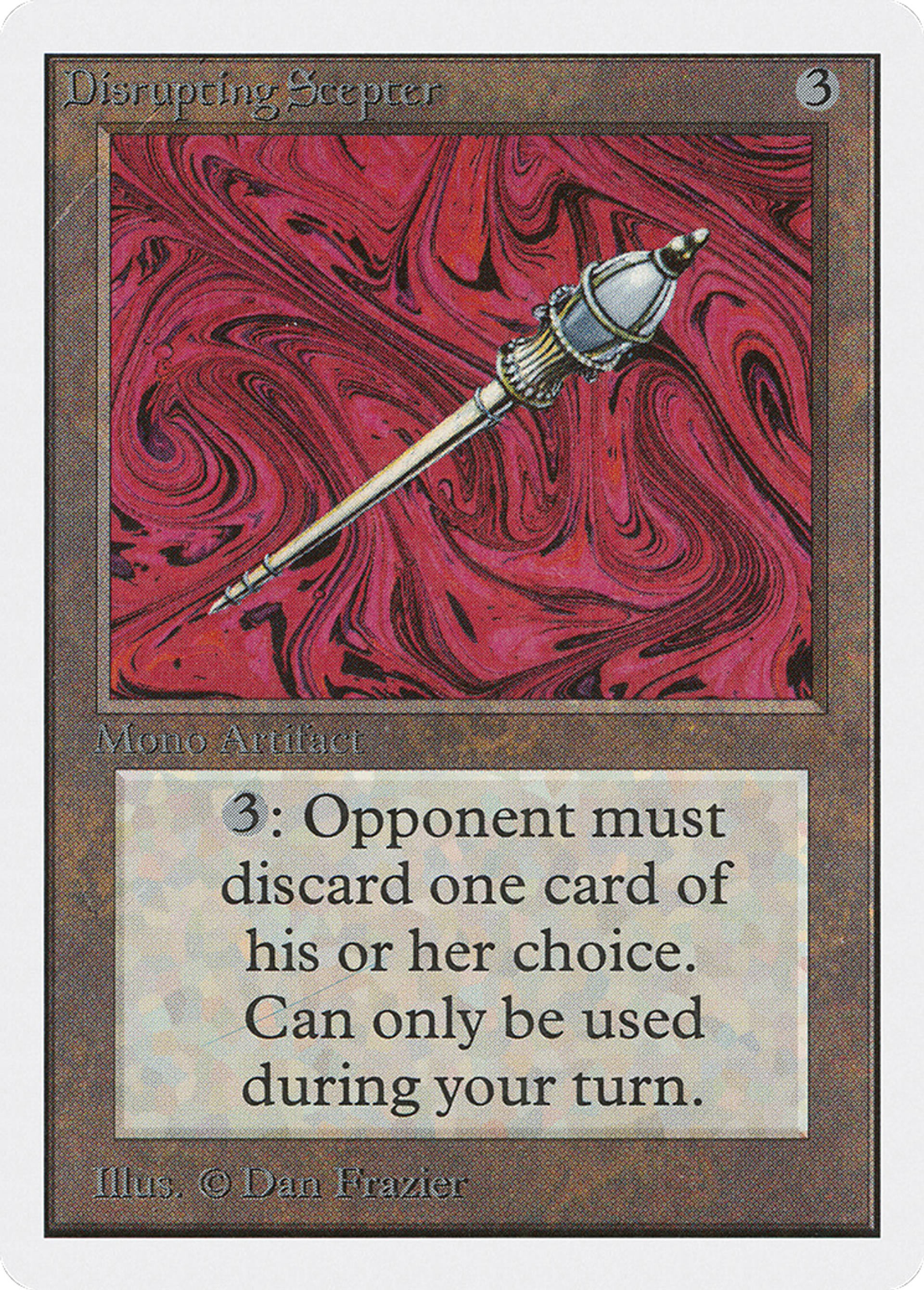 Disrupting Scepter — Unlimited Edition — Magic: The Gathering