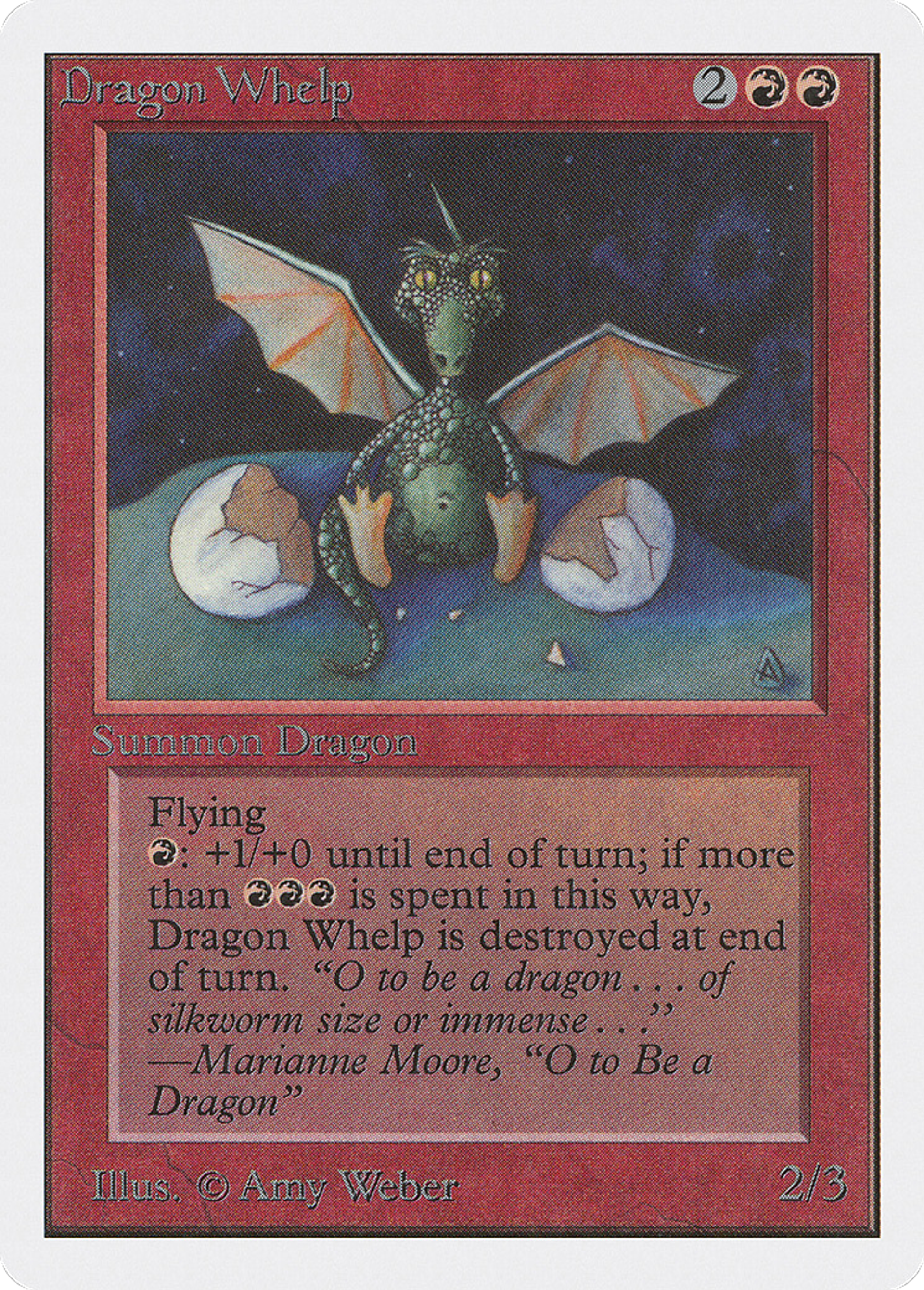 Dragon Whelp — Unlimited Edition — Magic: The Gathering