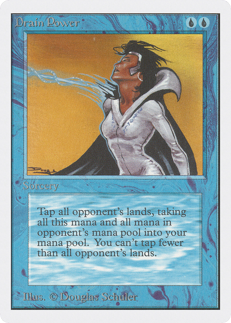 Drain Power — Unlimited Edition — Magic: The Gathering