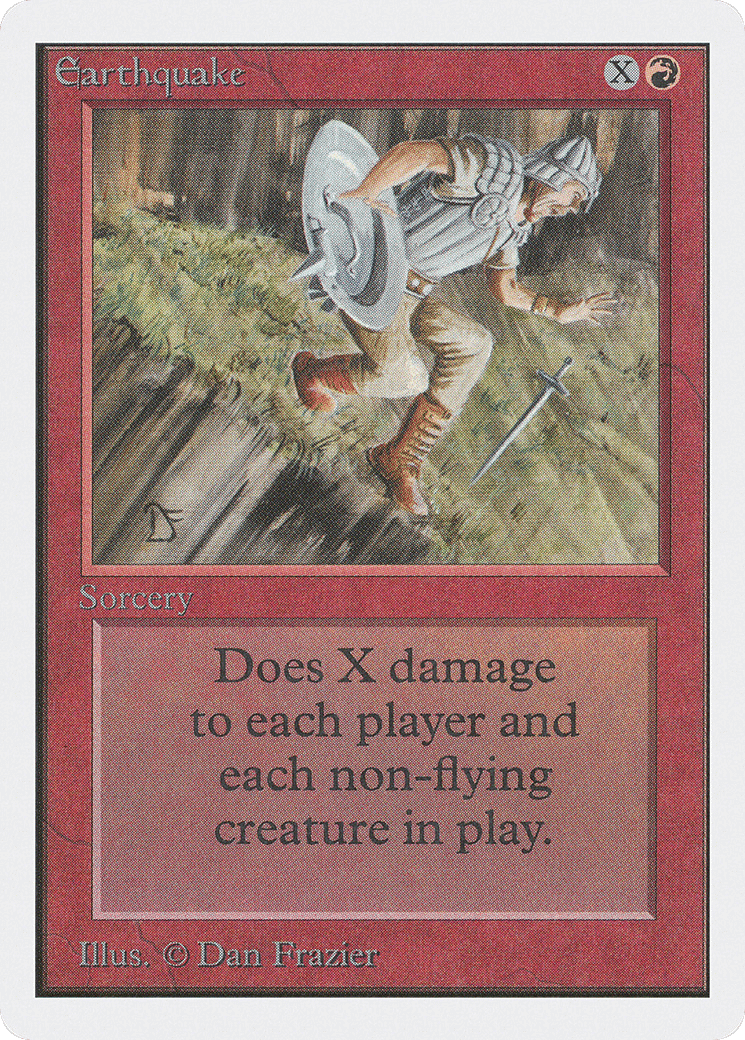 Earthquake — Unlimited Edition — Magic: The Gathering