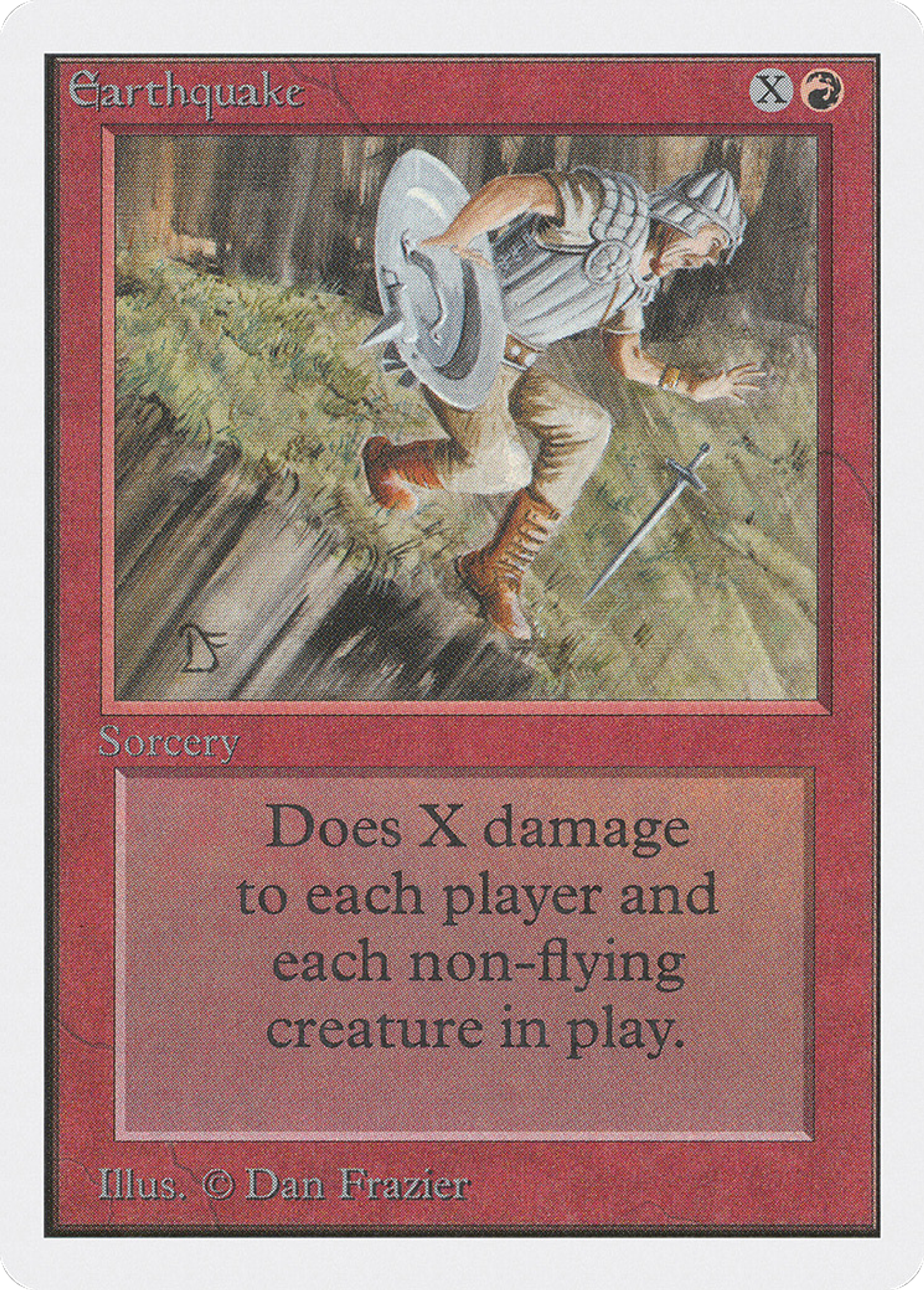 Earthquake — Unlimited Edition — Magic: The Gathering