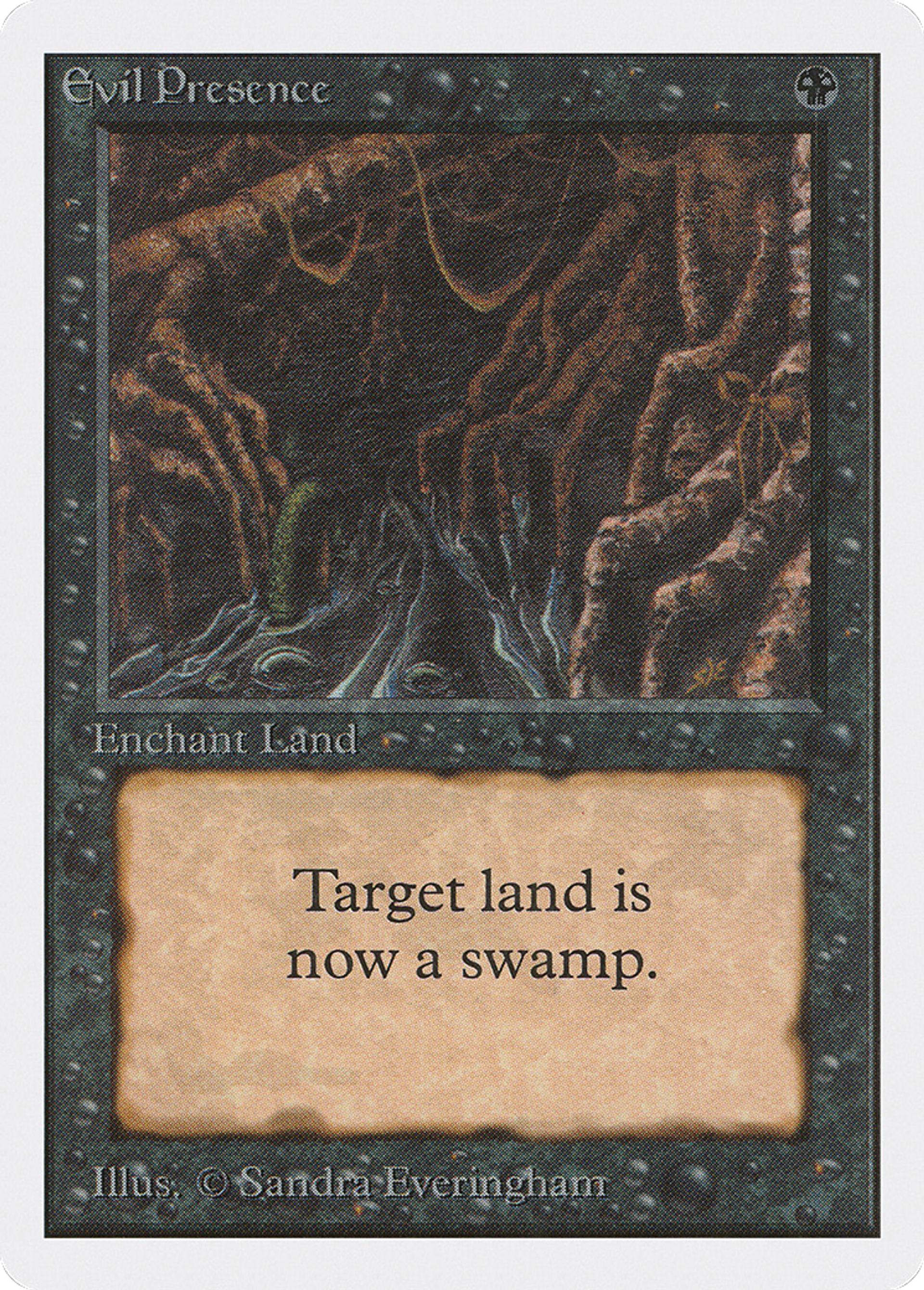 Evil Presence — Unlimited Edition — Magic: The Gathering