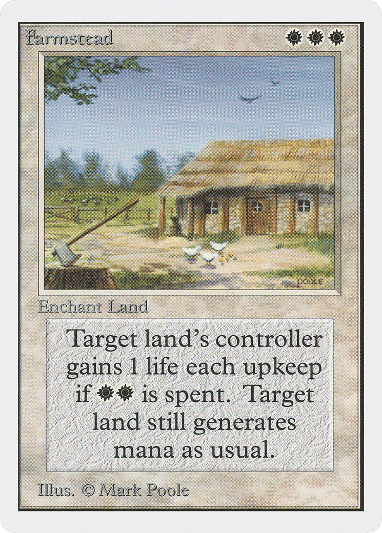Farmstead — Unlimited Edition — Magic: The Gathering