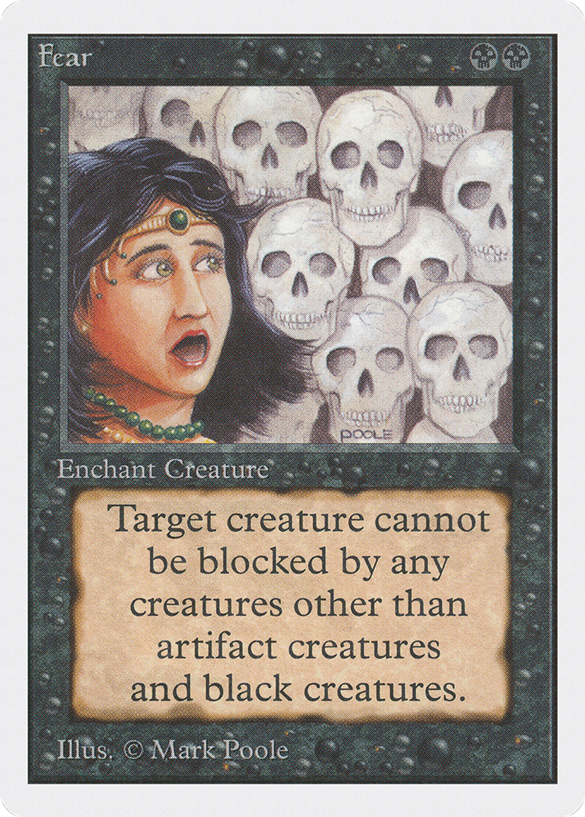 Fear — Unlimited Edition — Magic: The Gathering