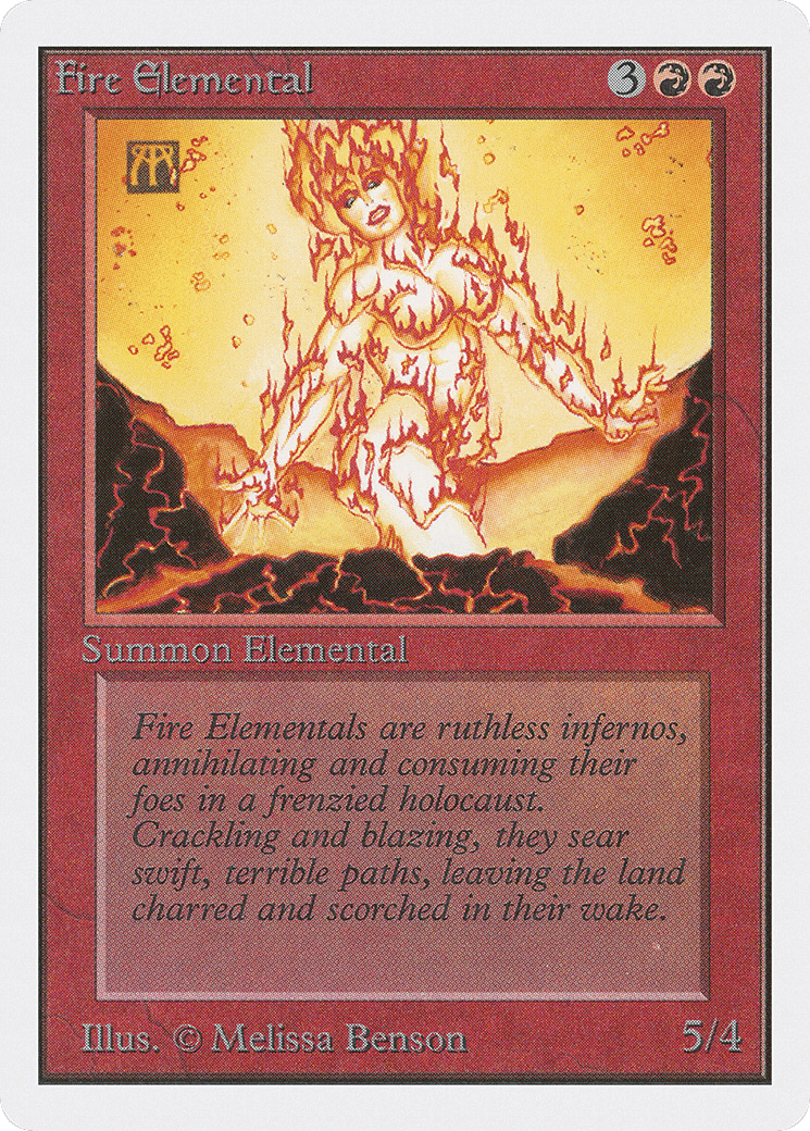 Fire Elemental — Unlimited Edition — Magic: The Gathering