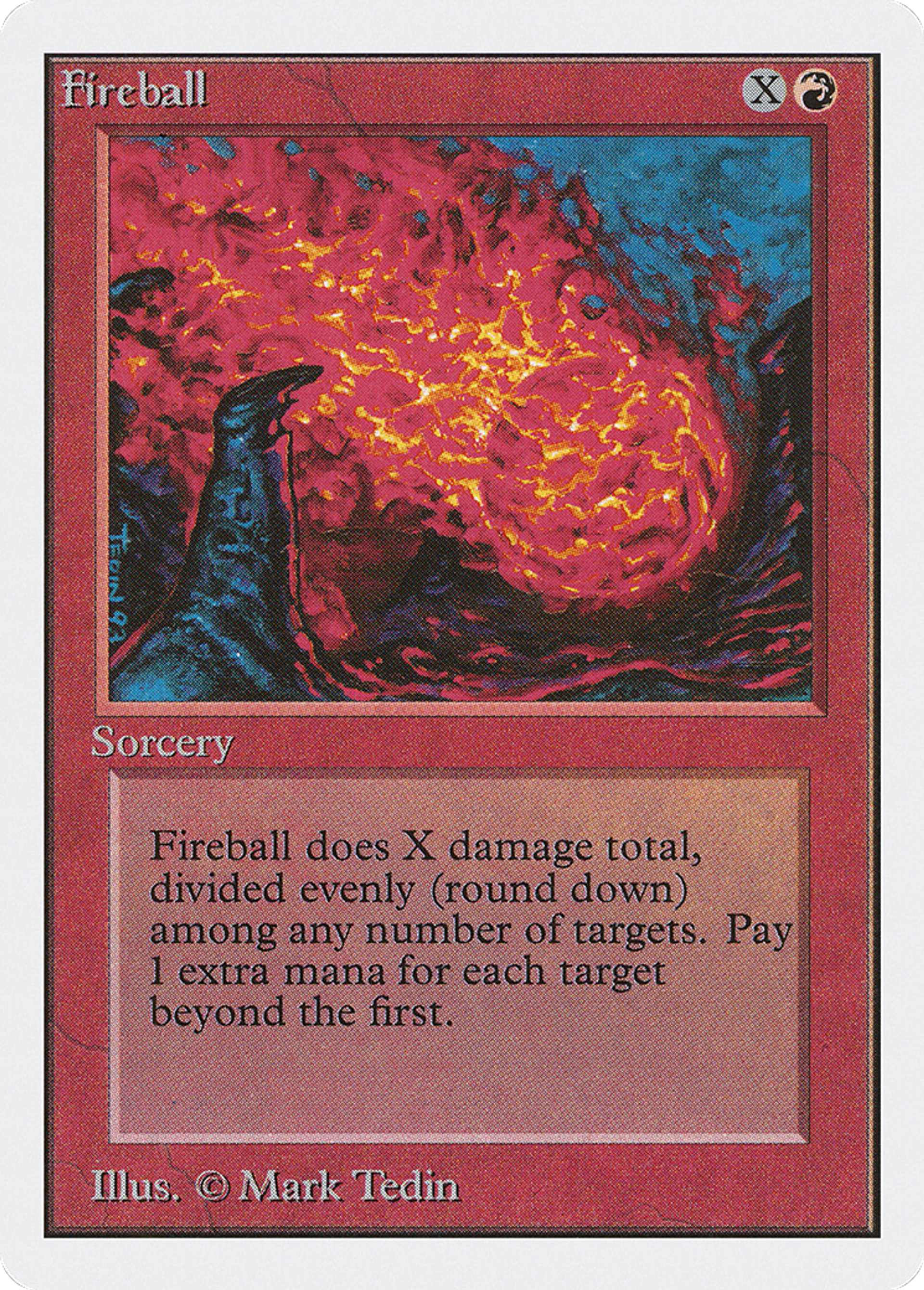 Fireball — Unlimited Edition — Magic: The Gathering