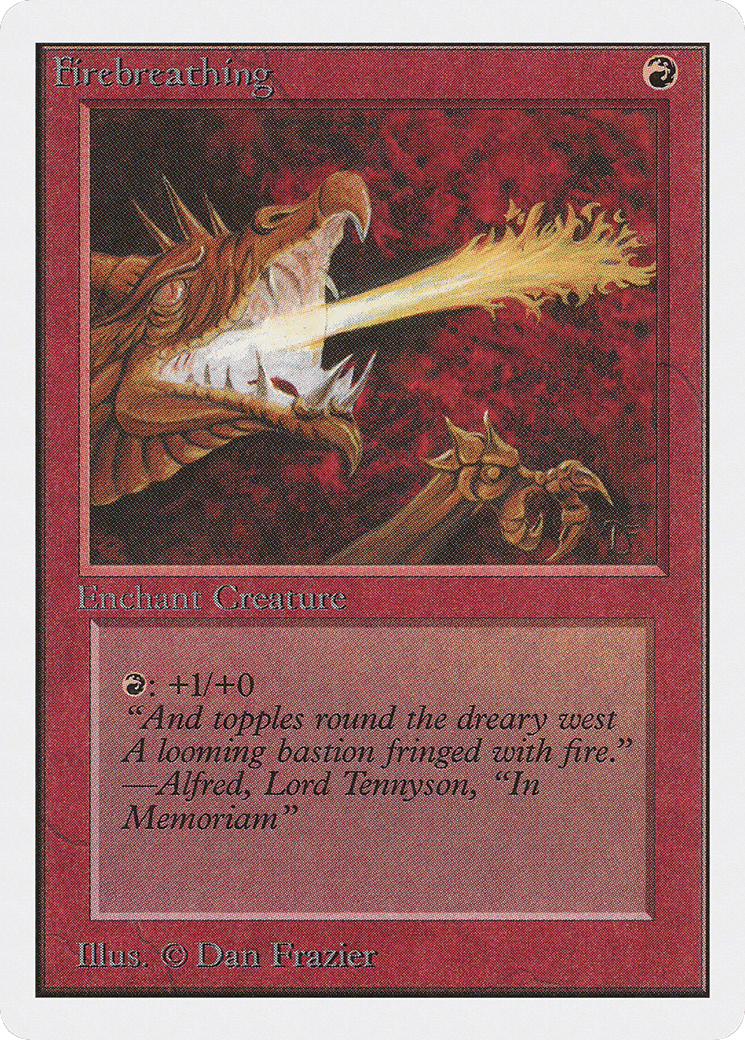Firebreathing — Unlimited Edition — Magic: The Gathering
