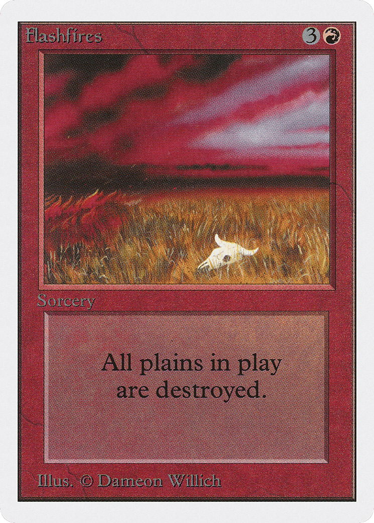 Flashfires — Unlimited Edition — Magic: The Gathering