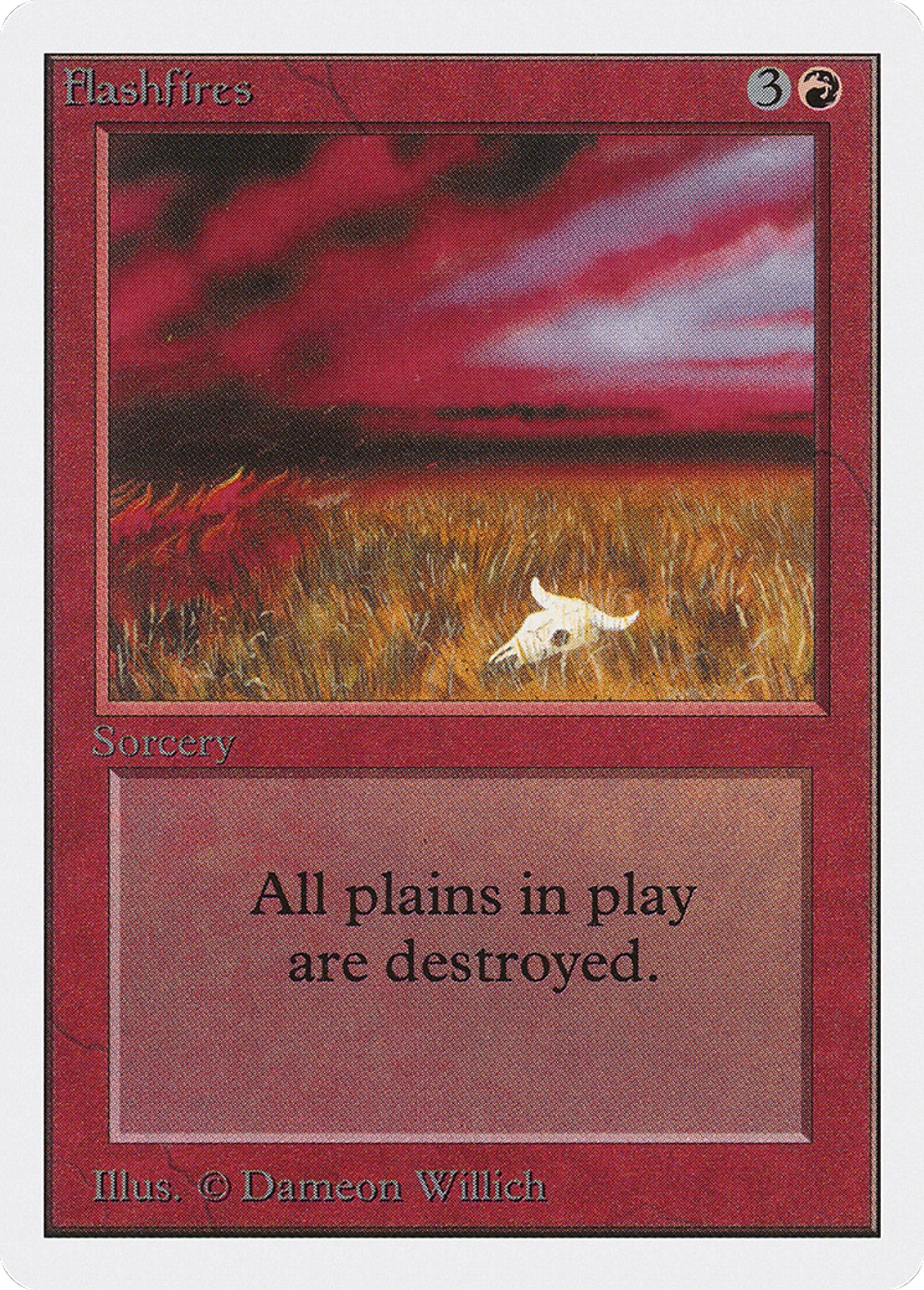 Flashfires — Unlimited Edition — Magic: The Gathering