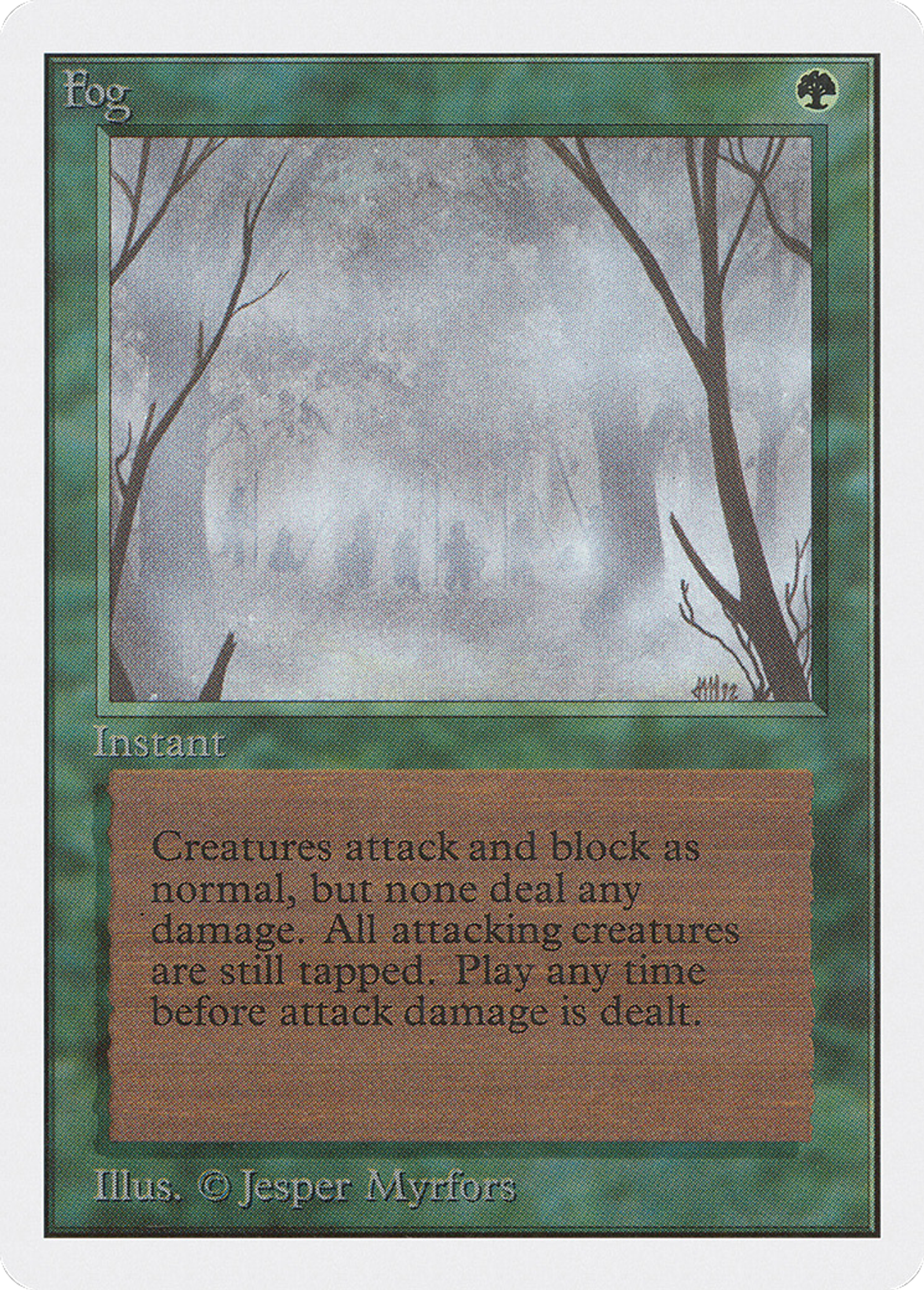 Fog — Unlimited Edition — Magic: The Gathering