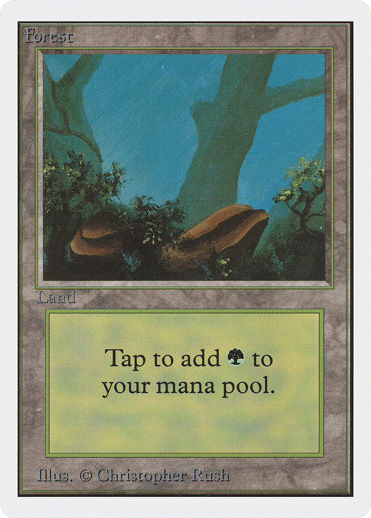 Forest — Unlimited Edition — Magic: The Gathering