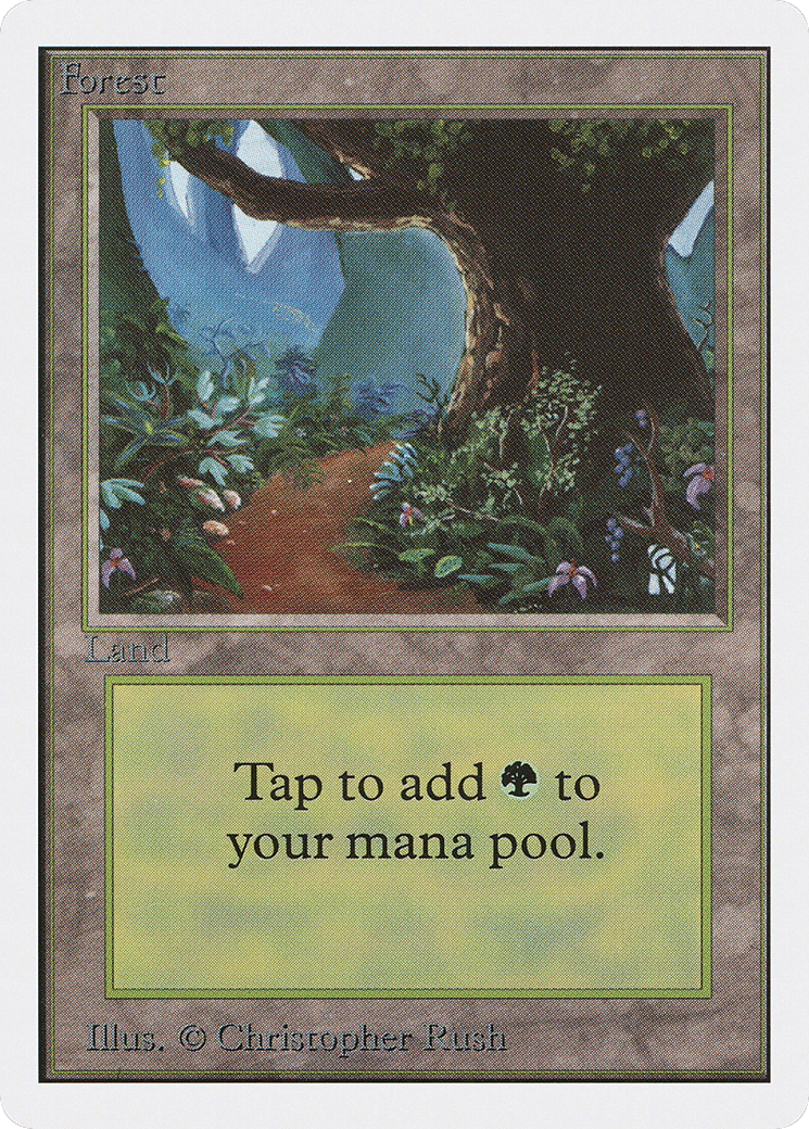 Forest — Unlimited Edition — Magic: The Gathering