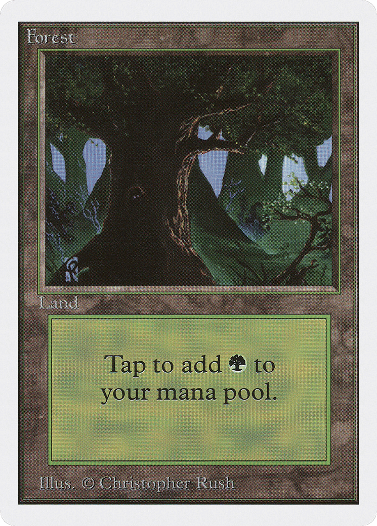 Forest — Unlimited Edition — Magic: The Gathering