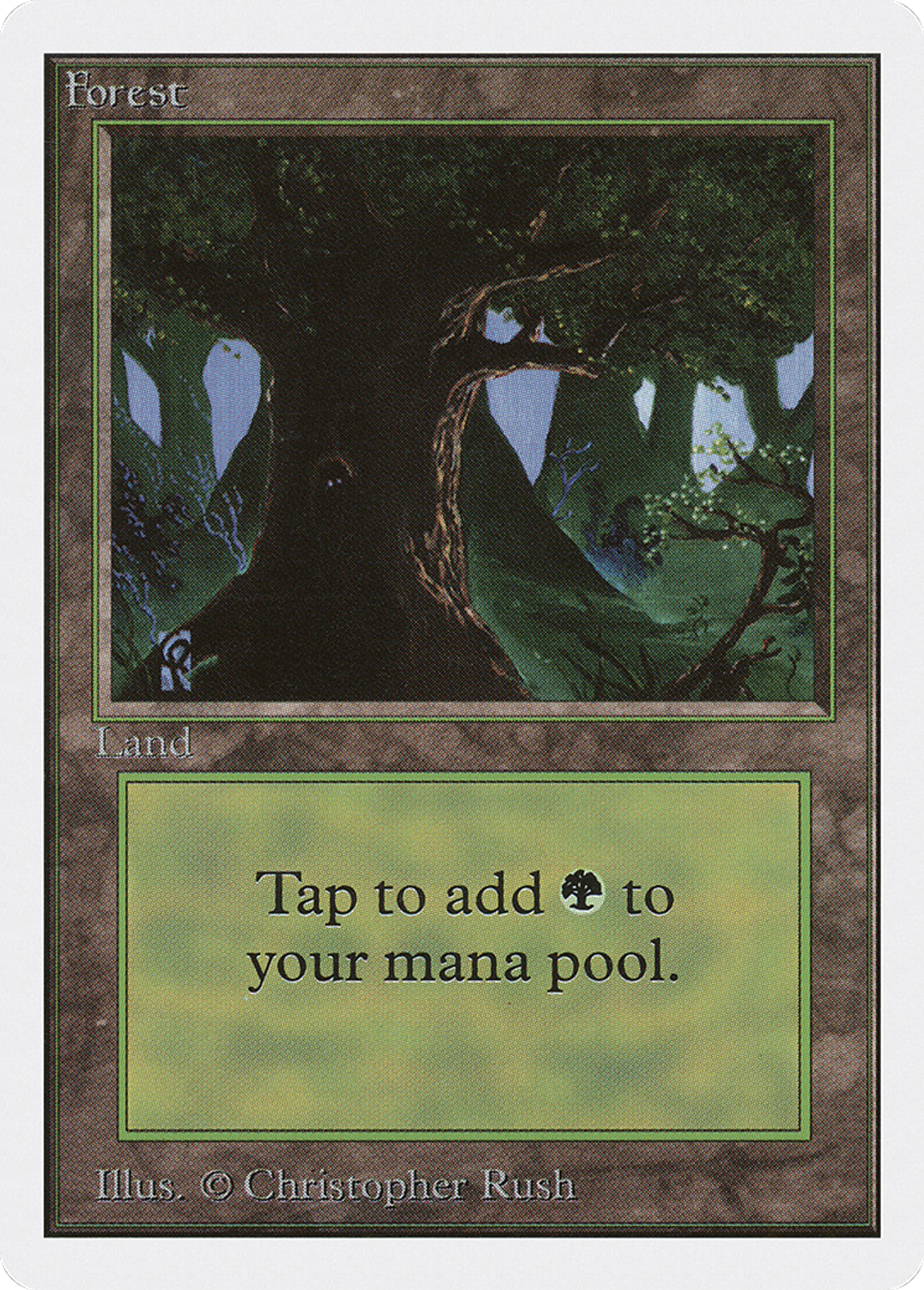 Forest — Unlimited Edition — Magic: The Gathering