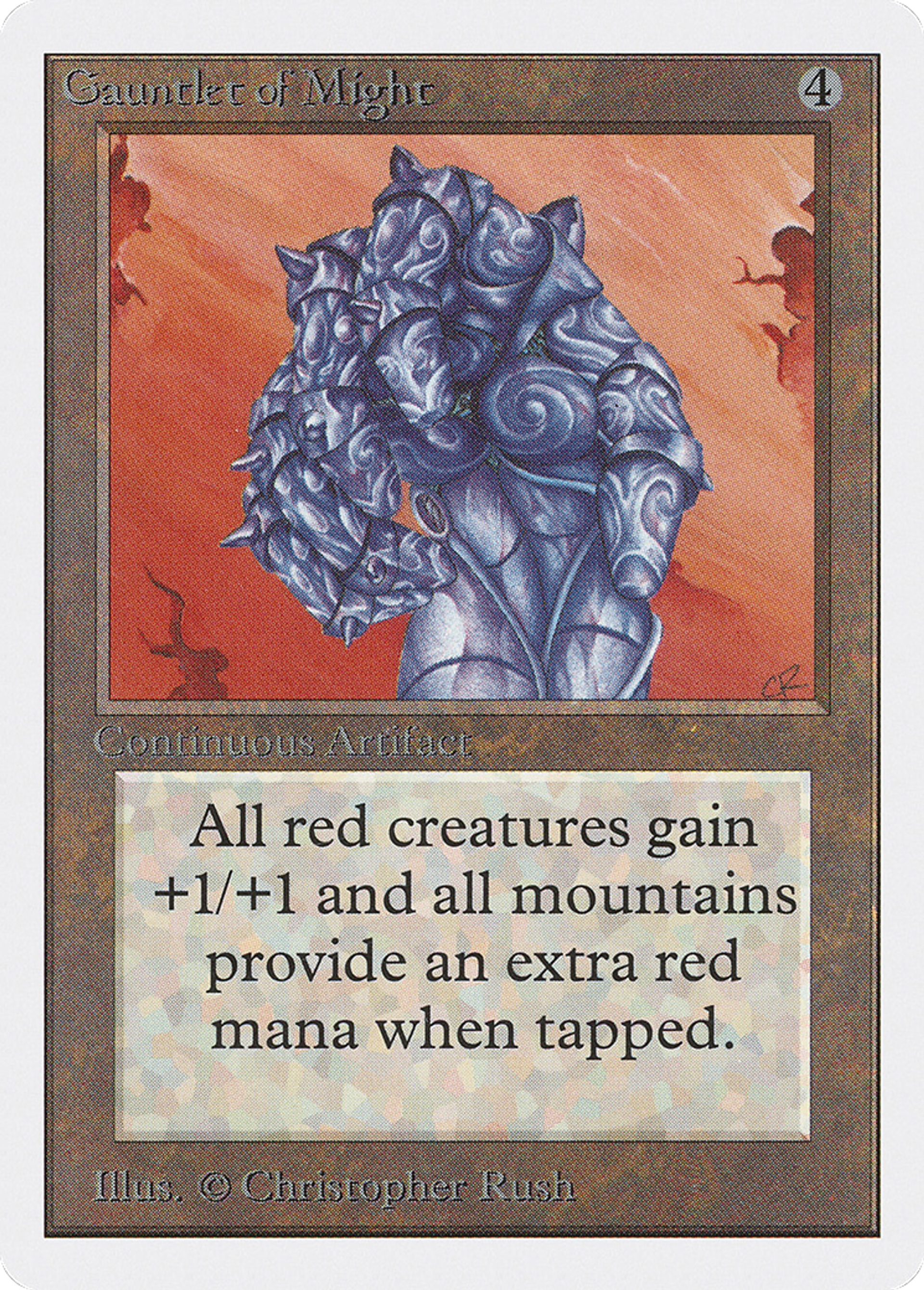 Gauntlet of Might — Unlimited Edition — Magic: The Gathering