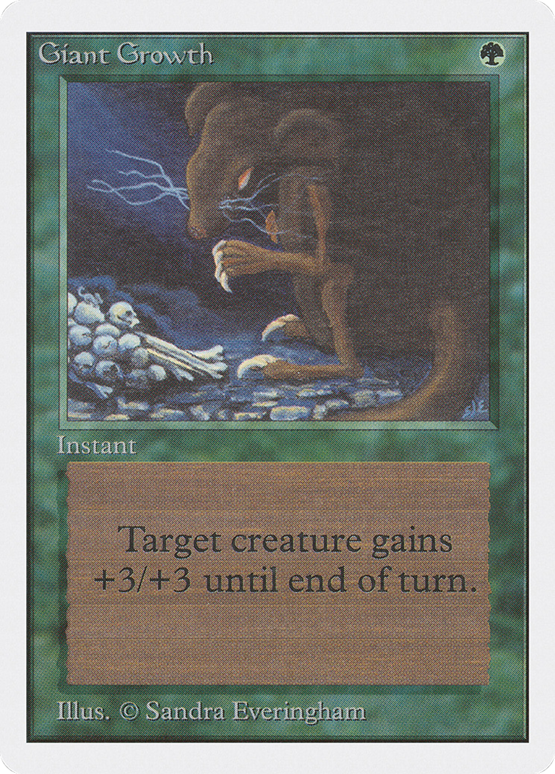 Giant Growth — Unlimited Edition — Magic: The Gathering
