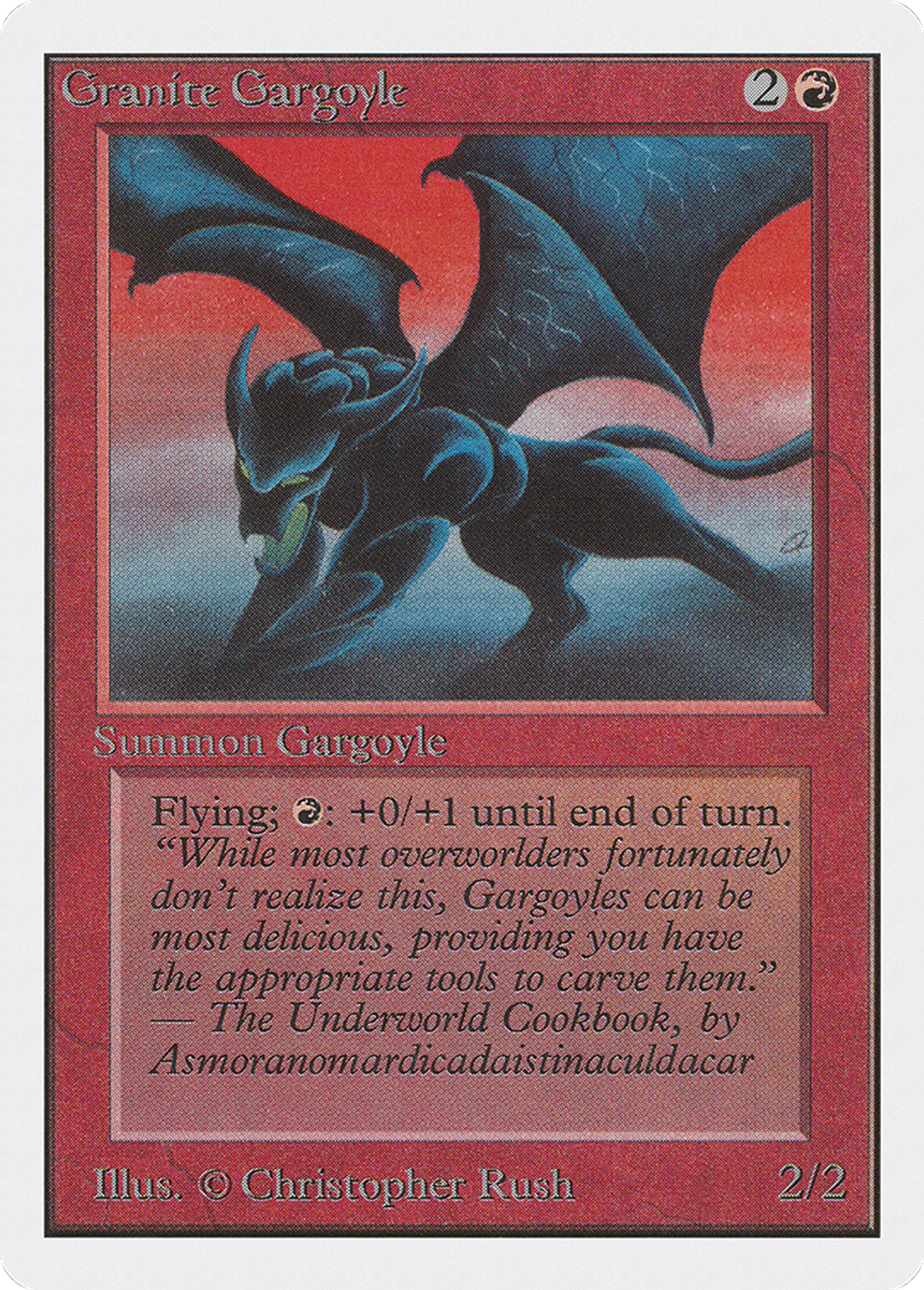 Granite Gargoyle — Unlimited Edition — Magic: The Gathering