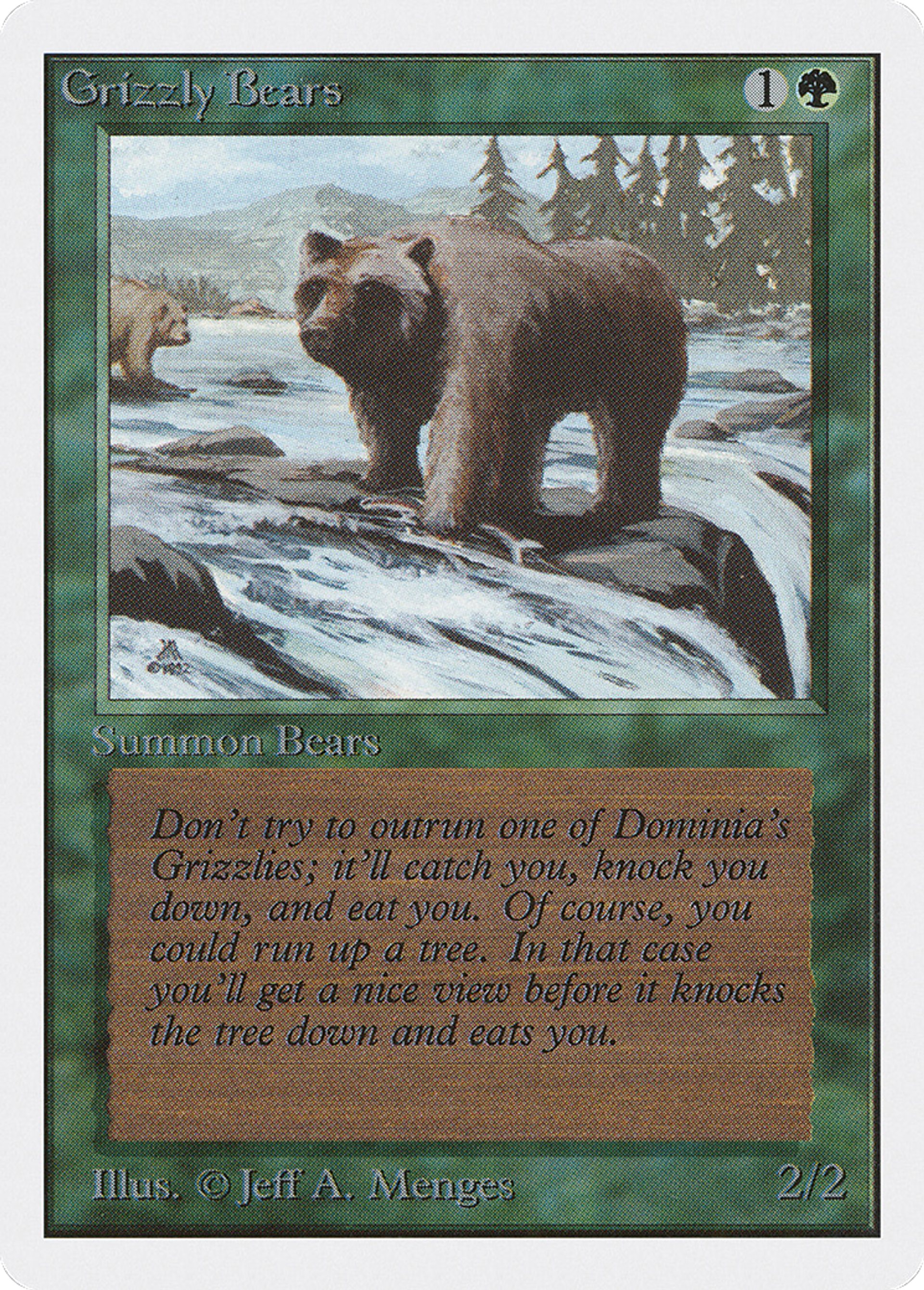 Grizzly Bears — Unlimited Edition — Magic: The Gathering
