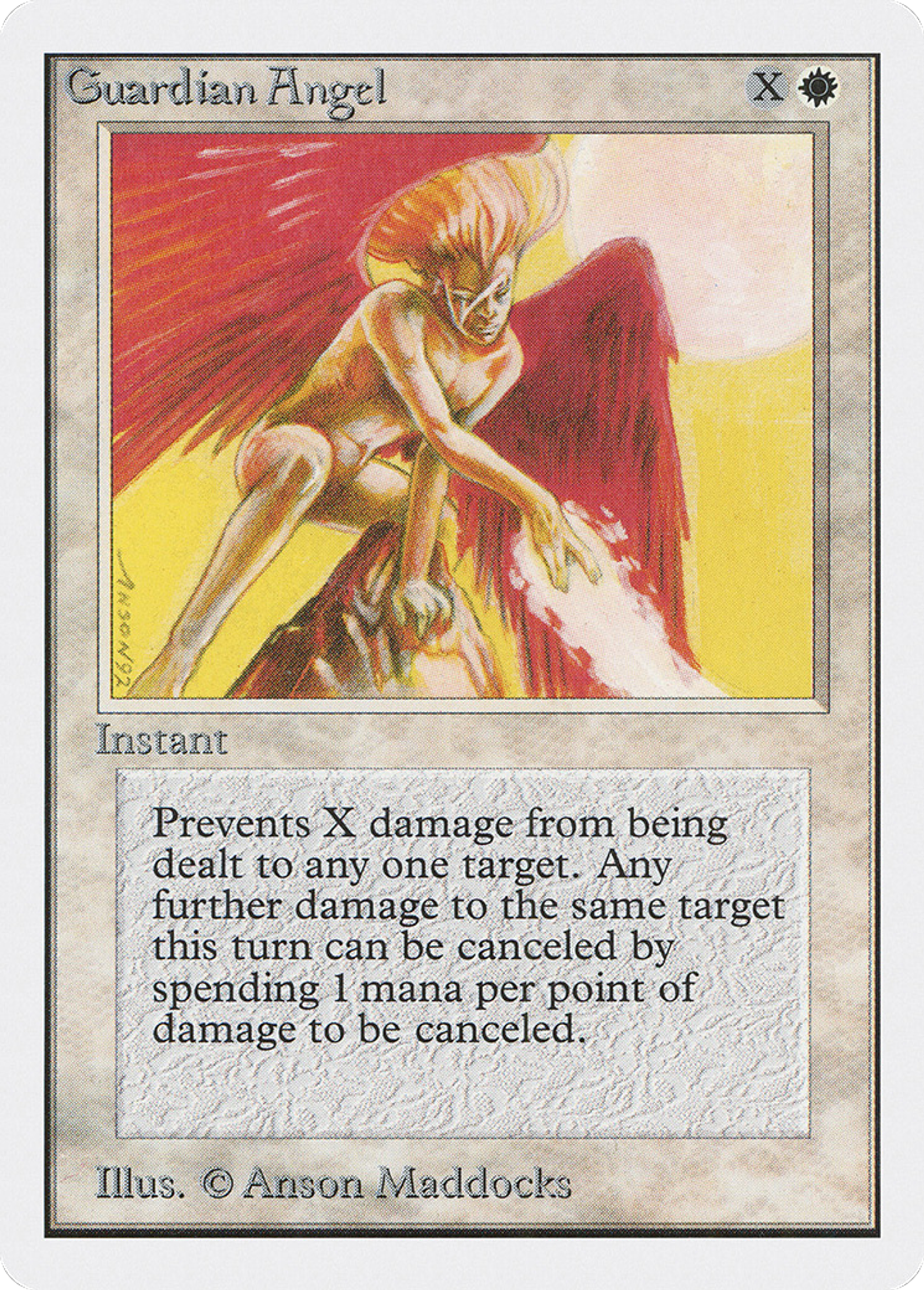 Guardian Angel — Unlimited Edition — Magic: The Gathering