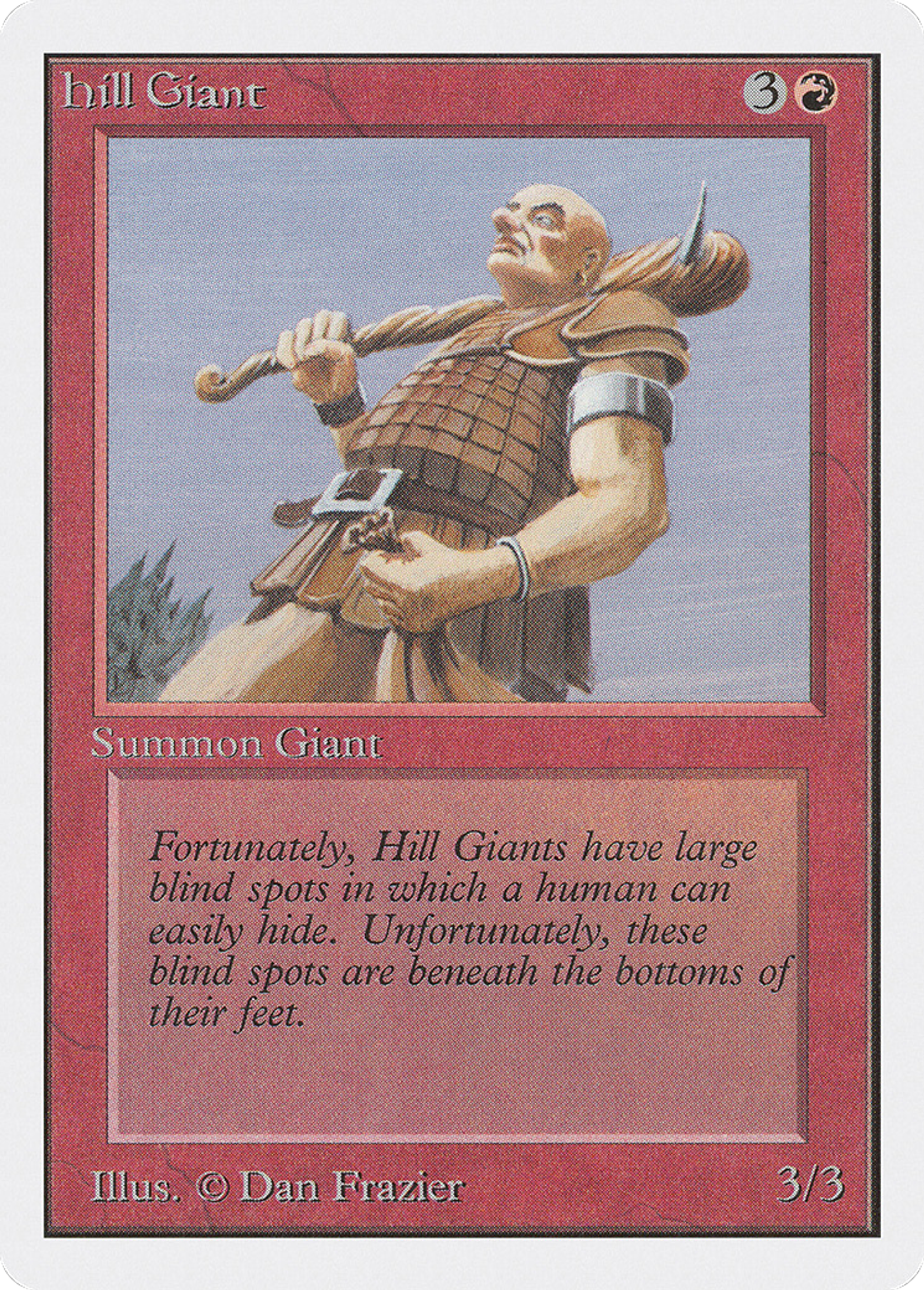 Hill Giant — Unlimited Edition — Magic: The Gathering