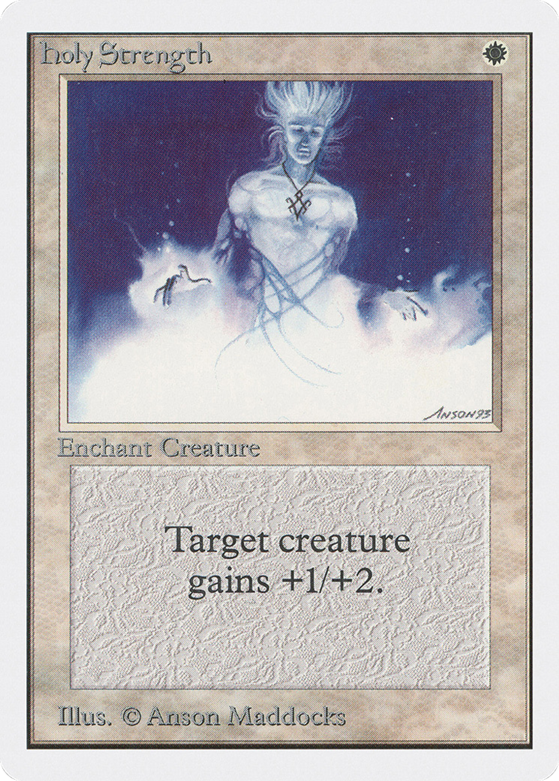 Holy Strength — Unlimited Edition — Magic: The Gathering
