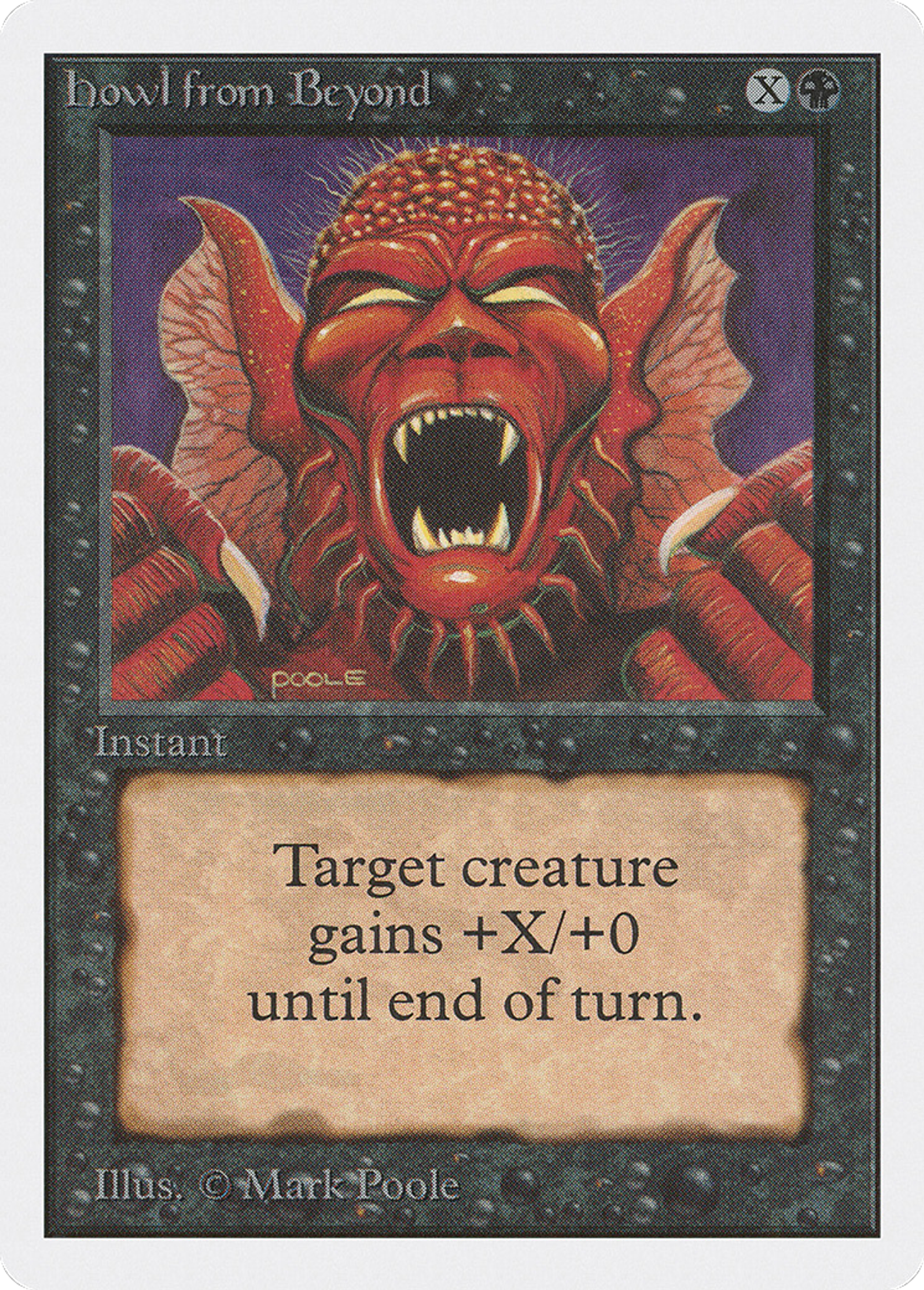 Howl from Beyond — Unlimited Edition — Magic: The Gathering