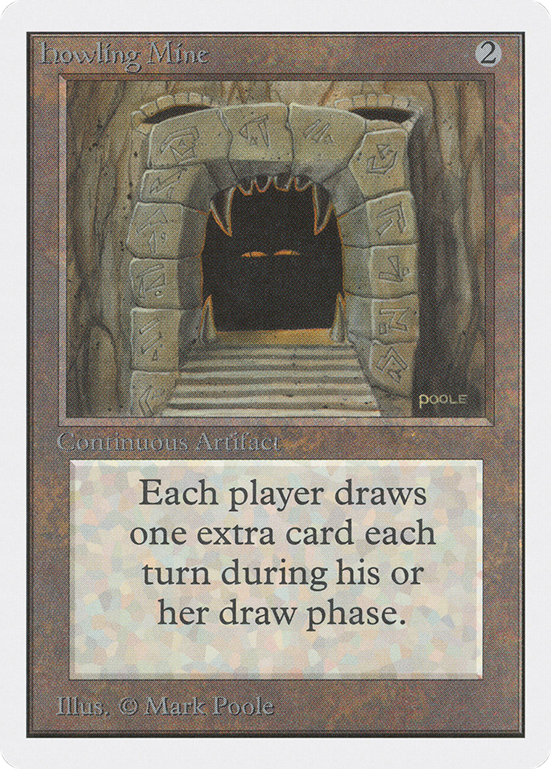Howling Mine — Unlimited Edition — Magic: The Gathering