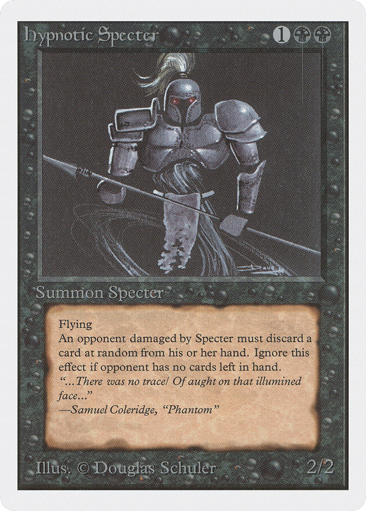 Hypnotic Specter — Unlimited Edition — Magic: The Gathering