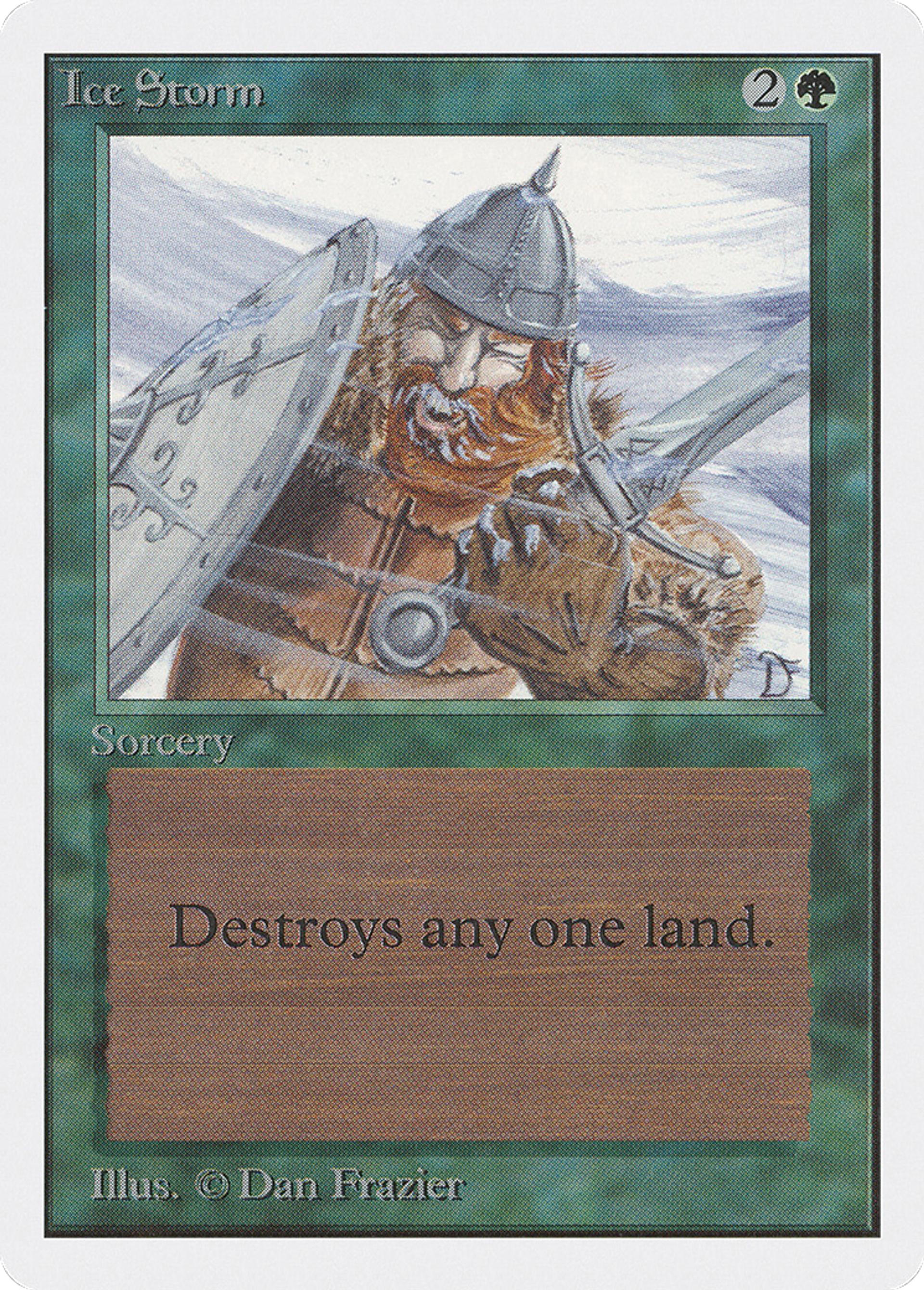 Ice Storm — Unlimited Edition — Magic: The Gathering