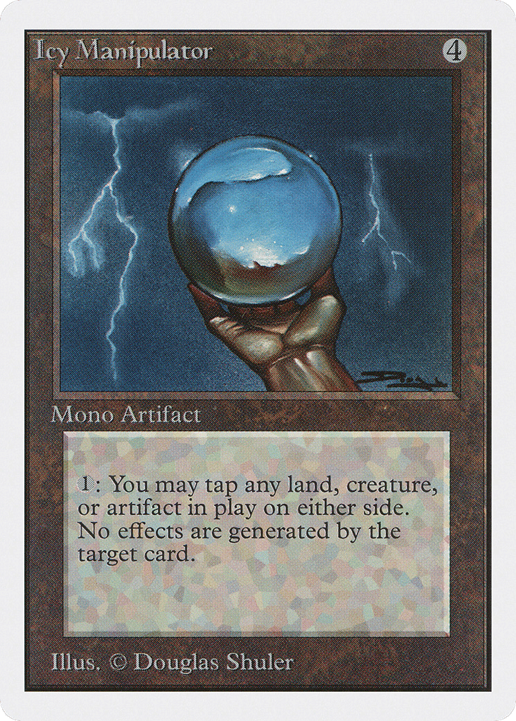 Icy Manipulator — Unlimited Edition — Magic: The Gathering