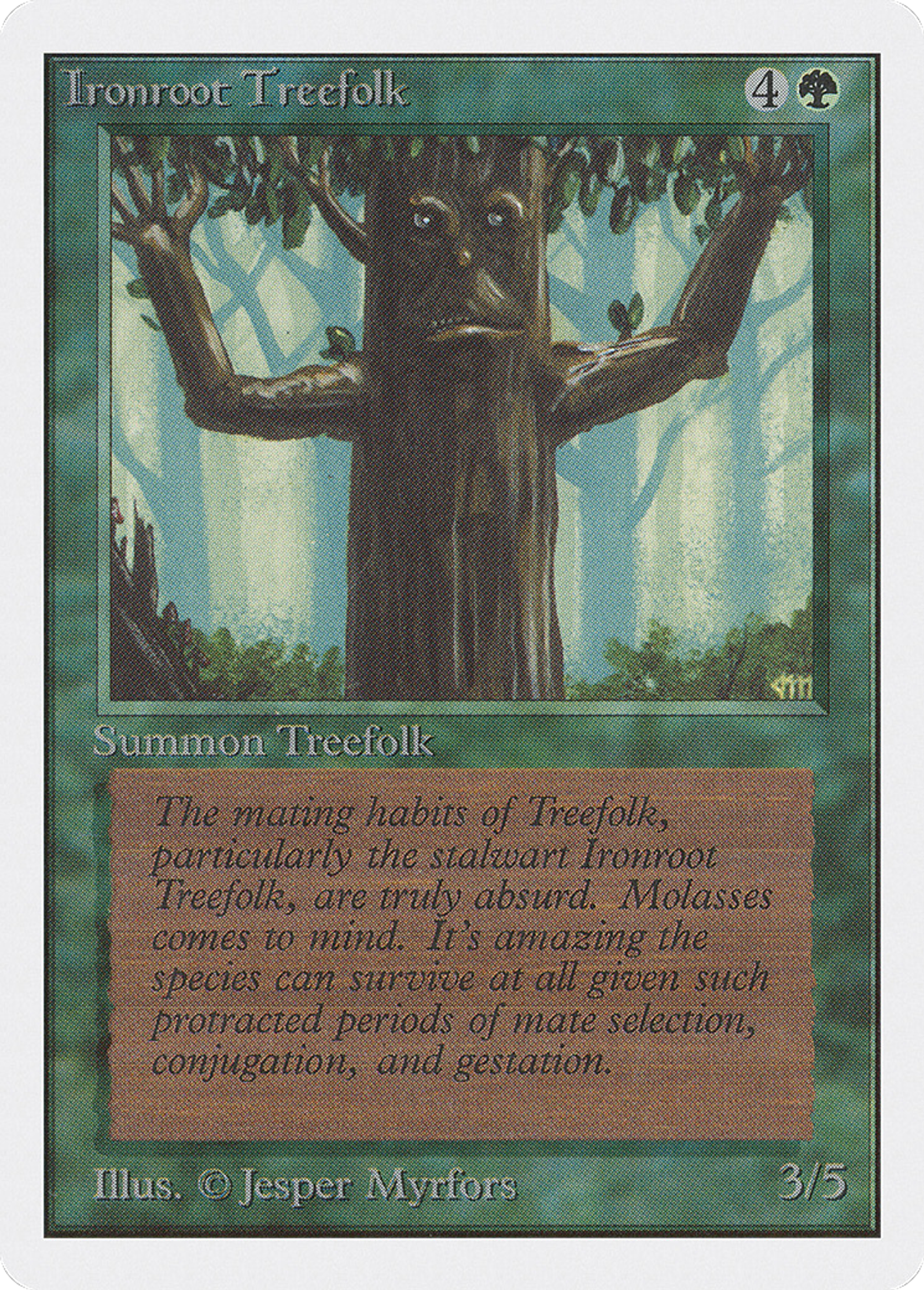 Ironroot Treefolk — Unlimited Edition — Magic: The Gathering