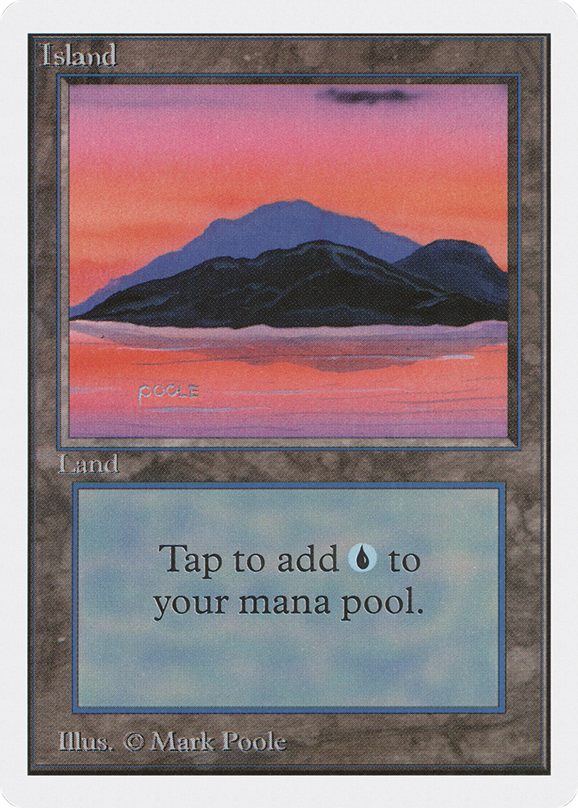 Island — Unlimited Edition — Magic: The Gathering