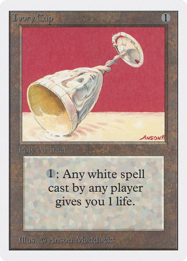 Ivory Cup — Unlimited Edition — Magic: The Gathering