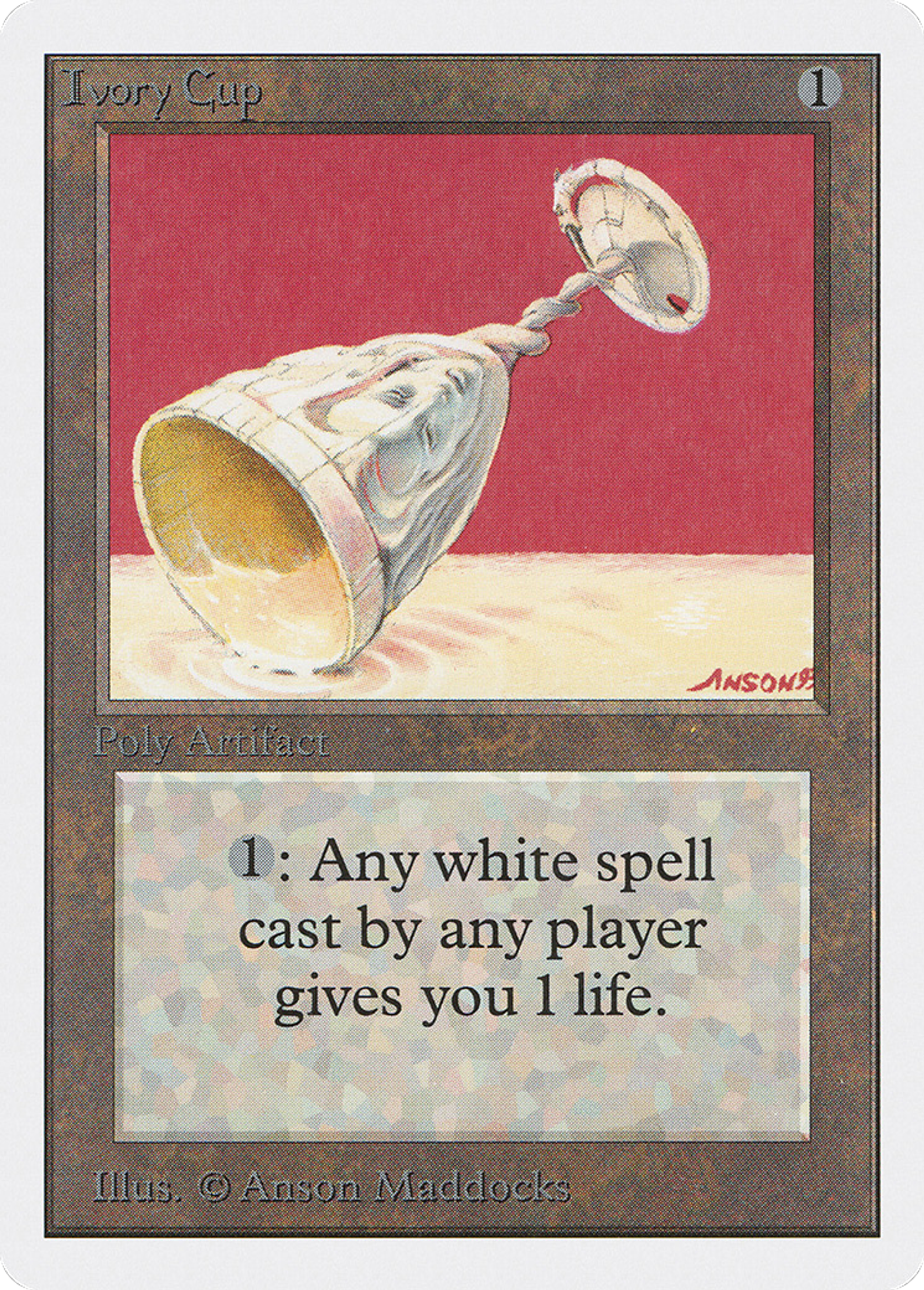 Ivory Cup — Unlimited Edition — Magic: The Gathering