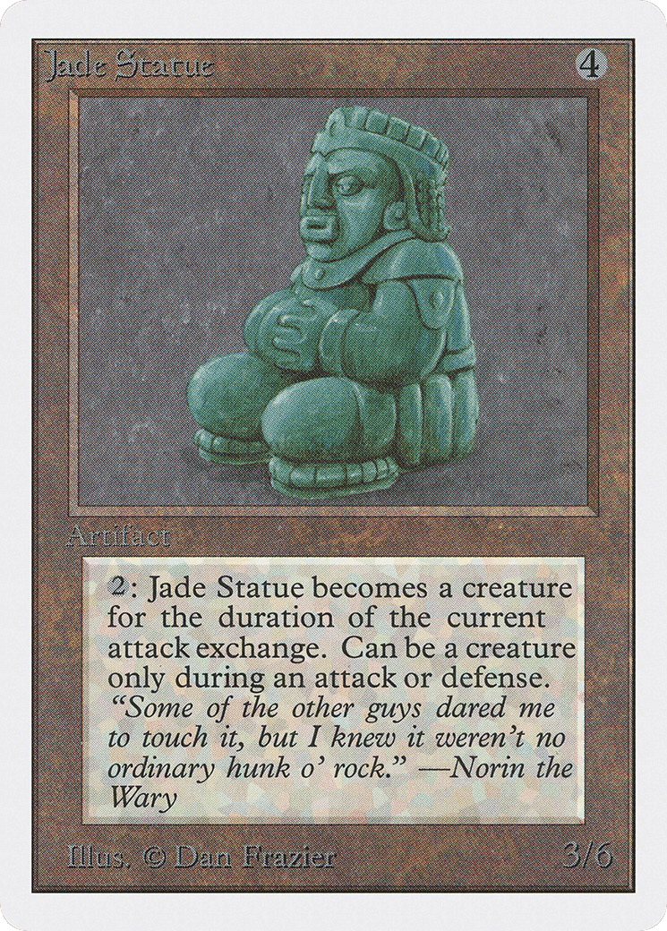 Statue de jade — Unlimited Edition — Magic: The Gathering