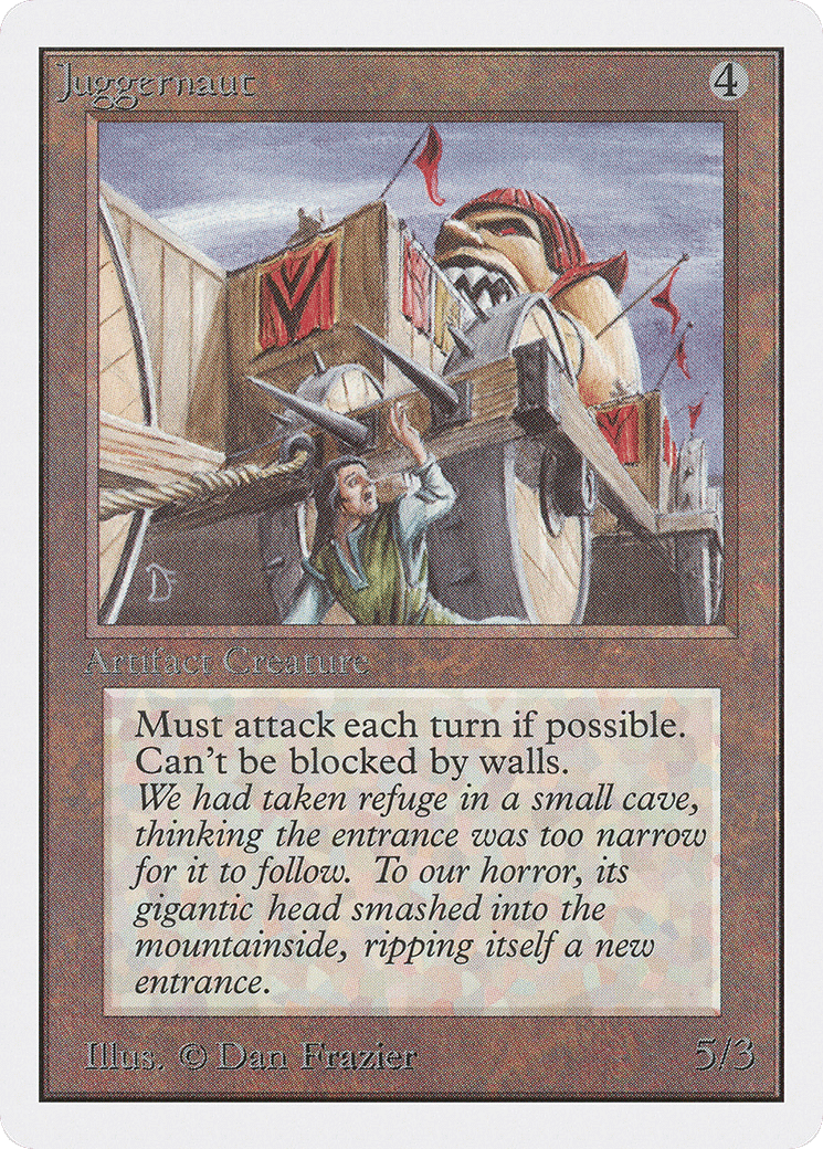Juggernaut — Unlimited Edition — Magic: The Gathering