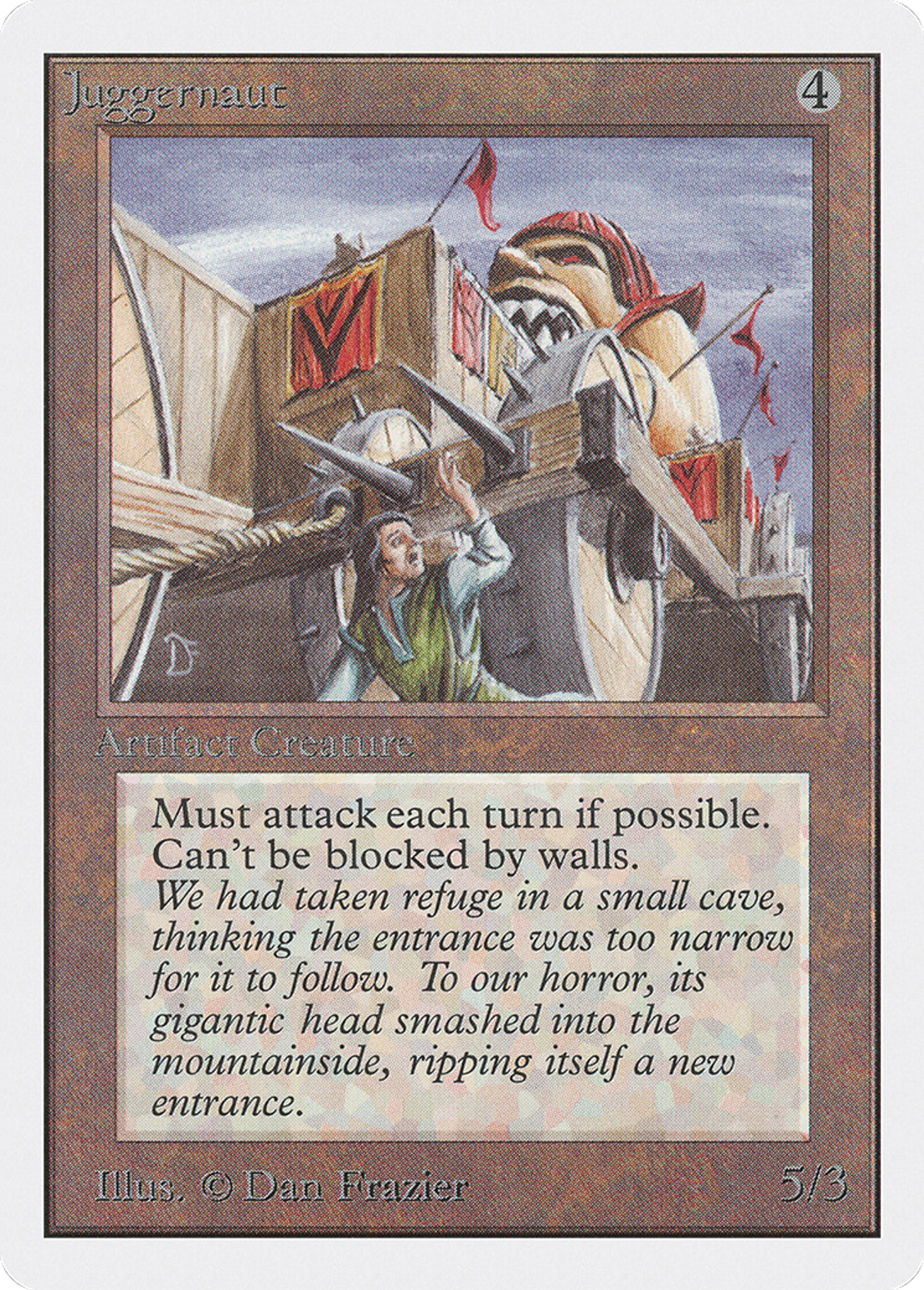 Juggernaut — Unlimited Edition — Magic: The Gathering