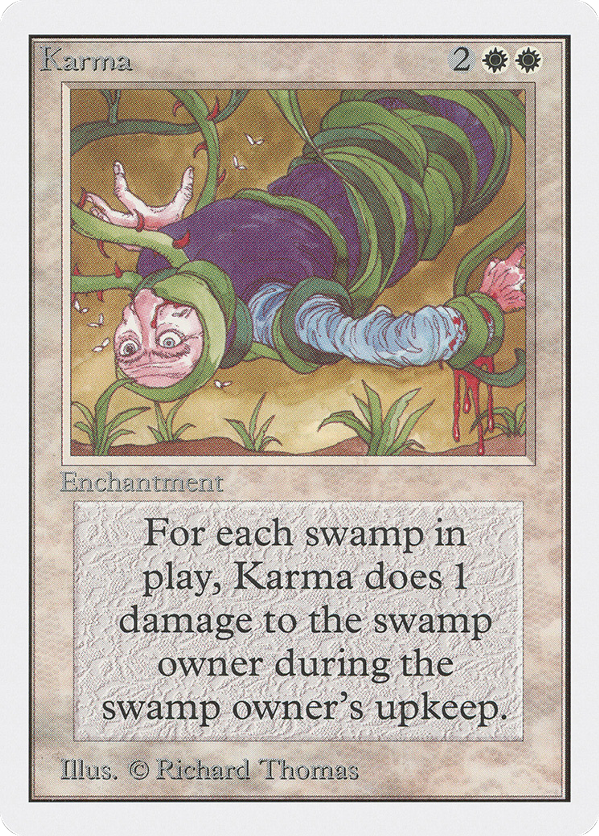 Karma — Unlimited Edition — Magic: The Gathering