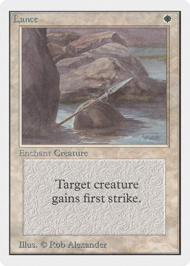 Lance — Unlimited Edition — Magic: The Gathering
