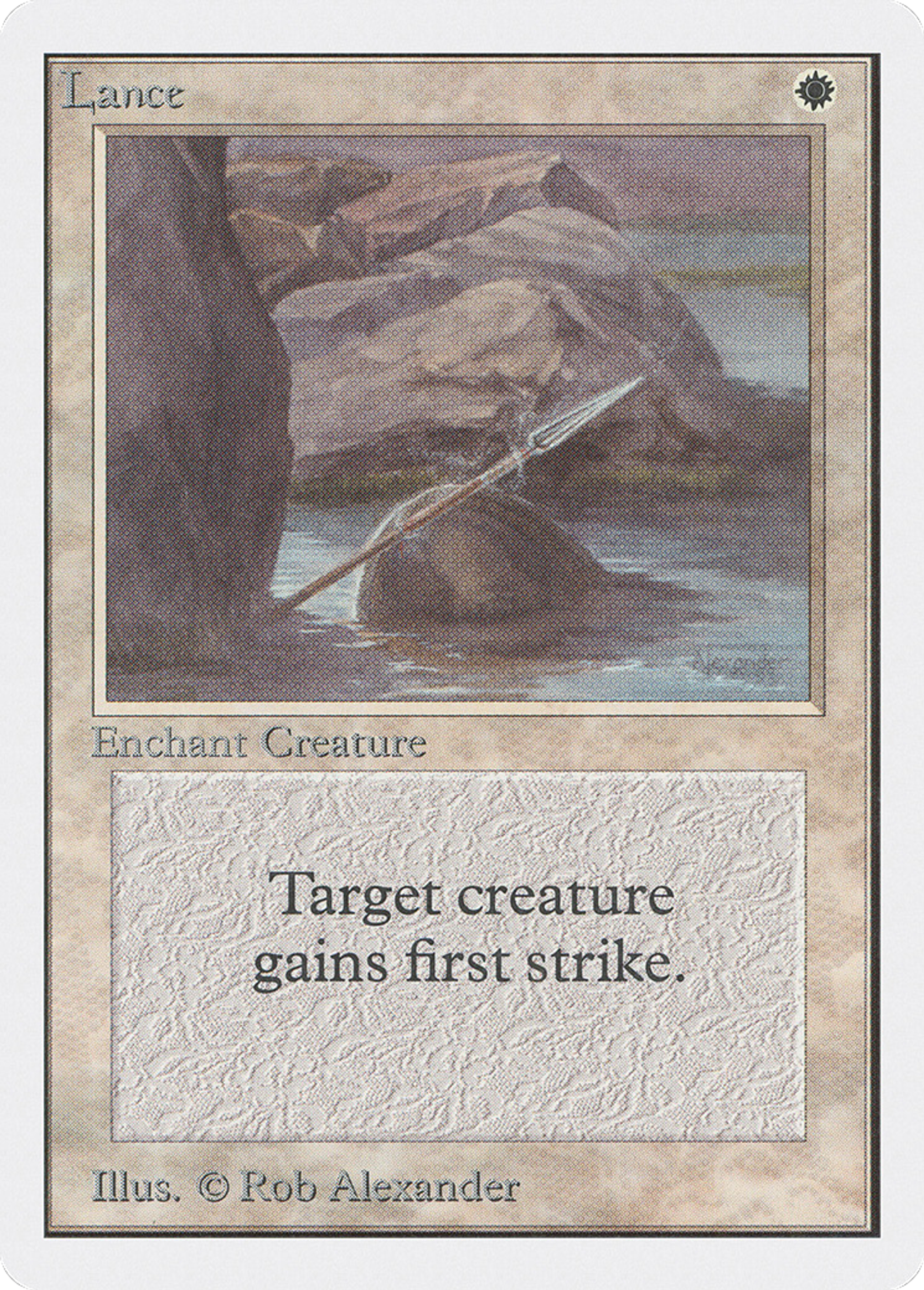 Lance — Unlimited Edition — Magic: The Gathering