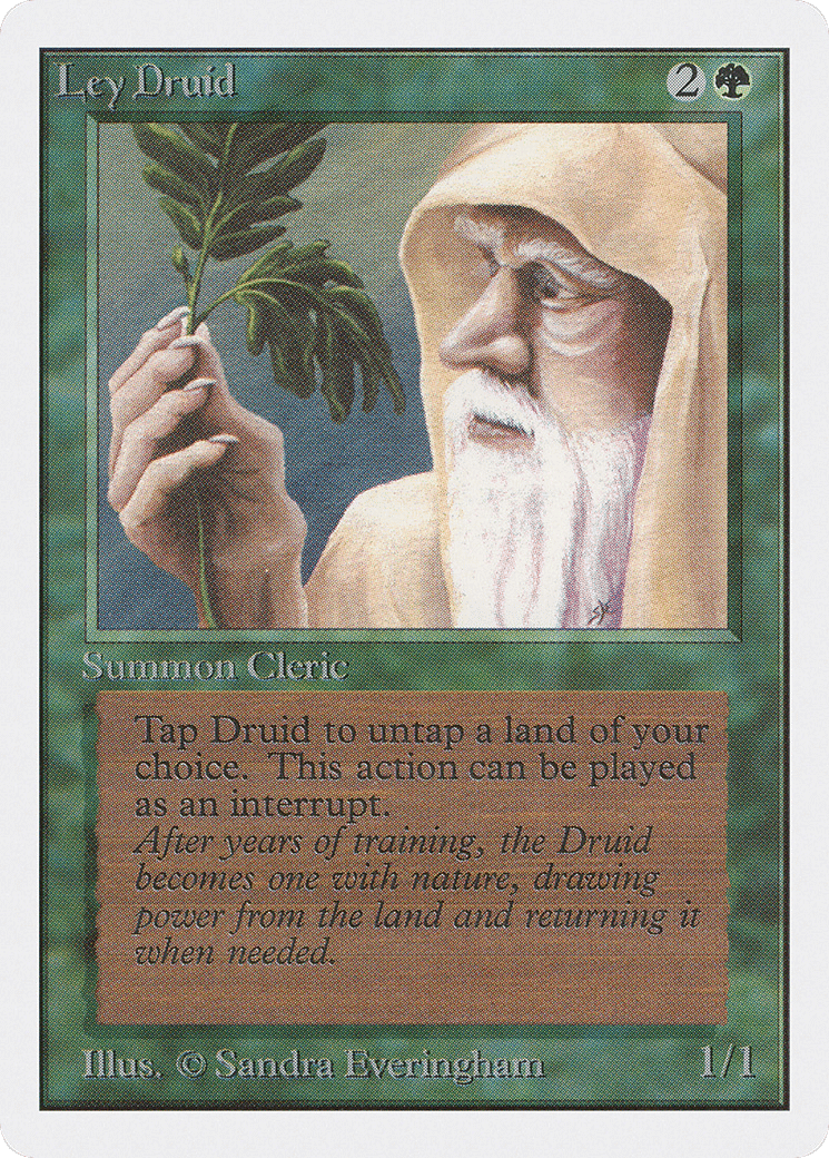Ley Druid — Unlimited Edition — Magic: The Gathering