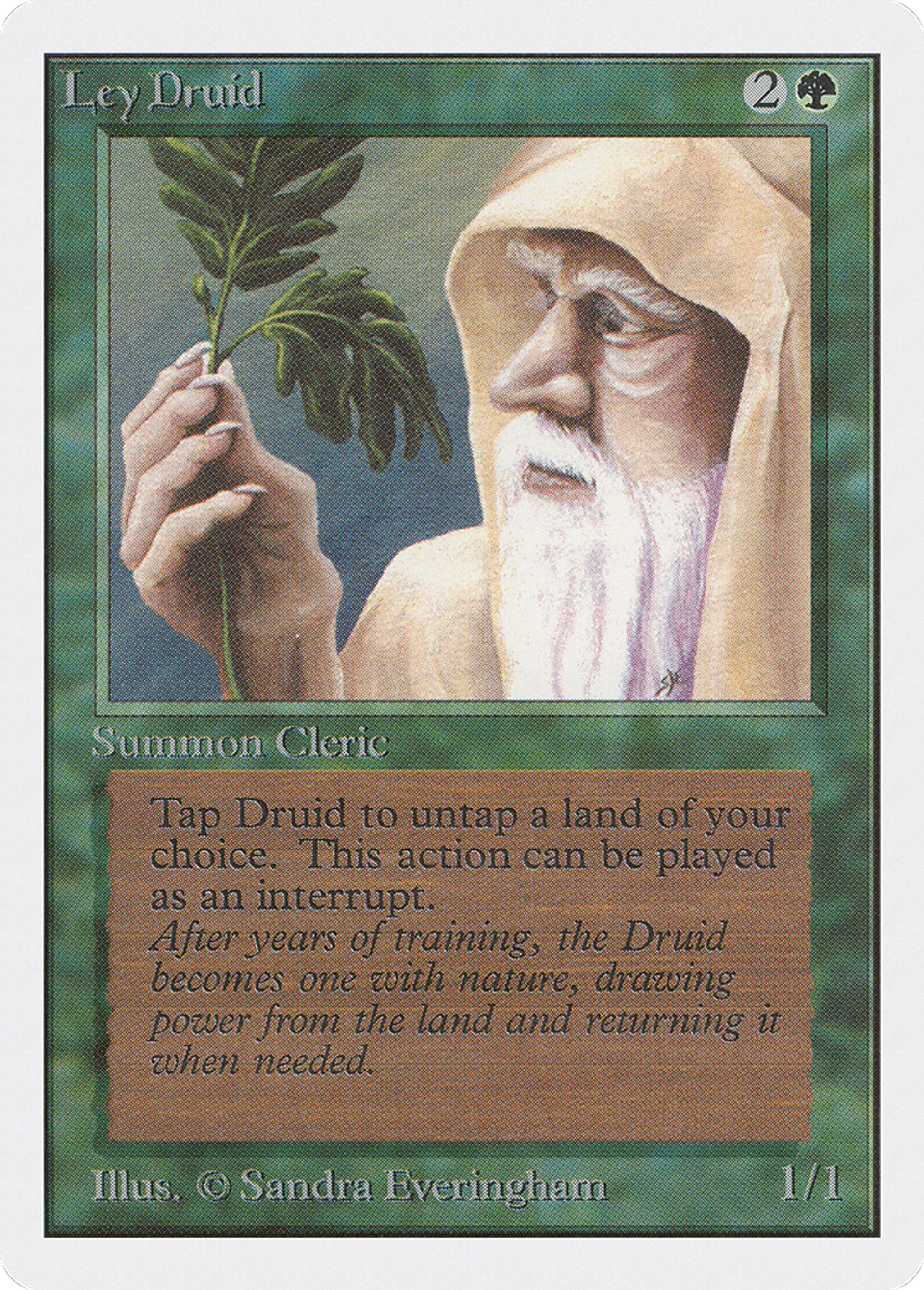 Ley Druid — Unlimited Edition — Magic: The Gathering
