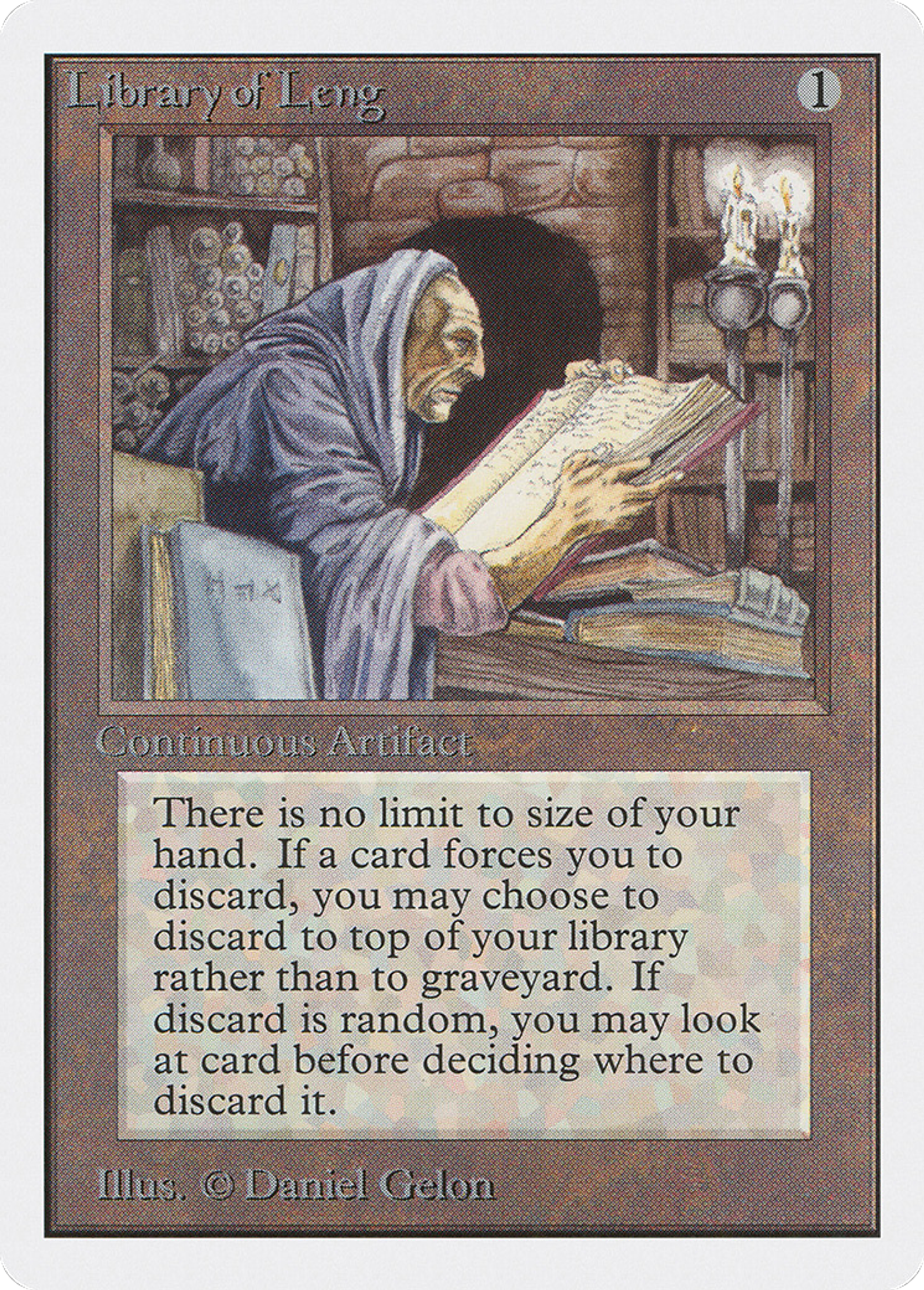 Library of Leng — Unlimited Edition — Magic: The Gathering