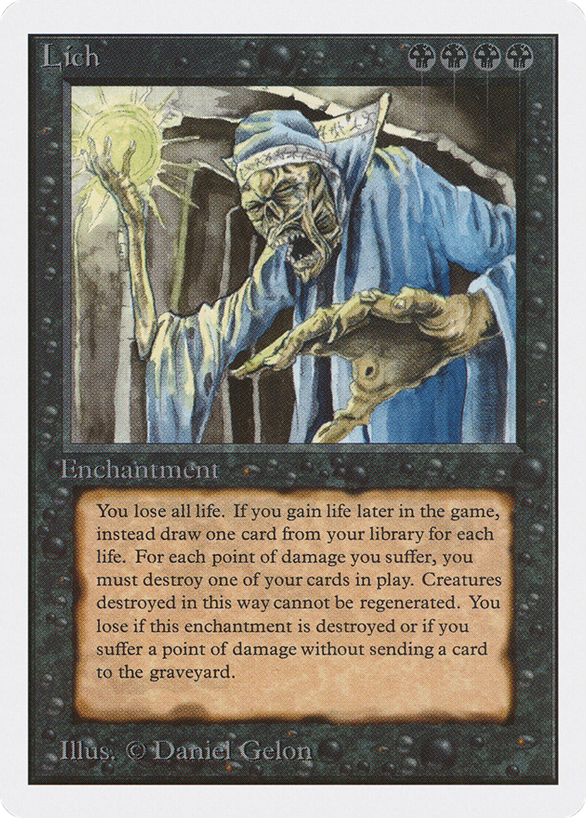 Lich — Unlimited Edition — Magic: The Gathering
