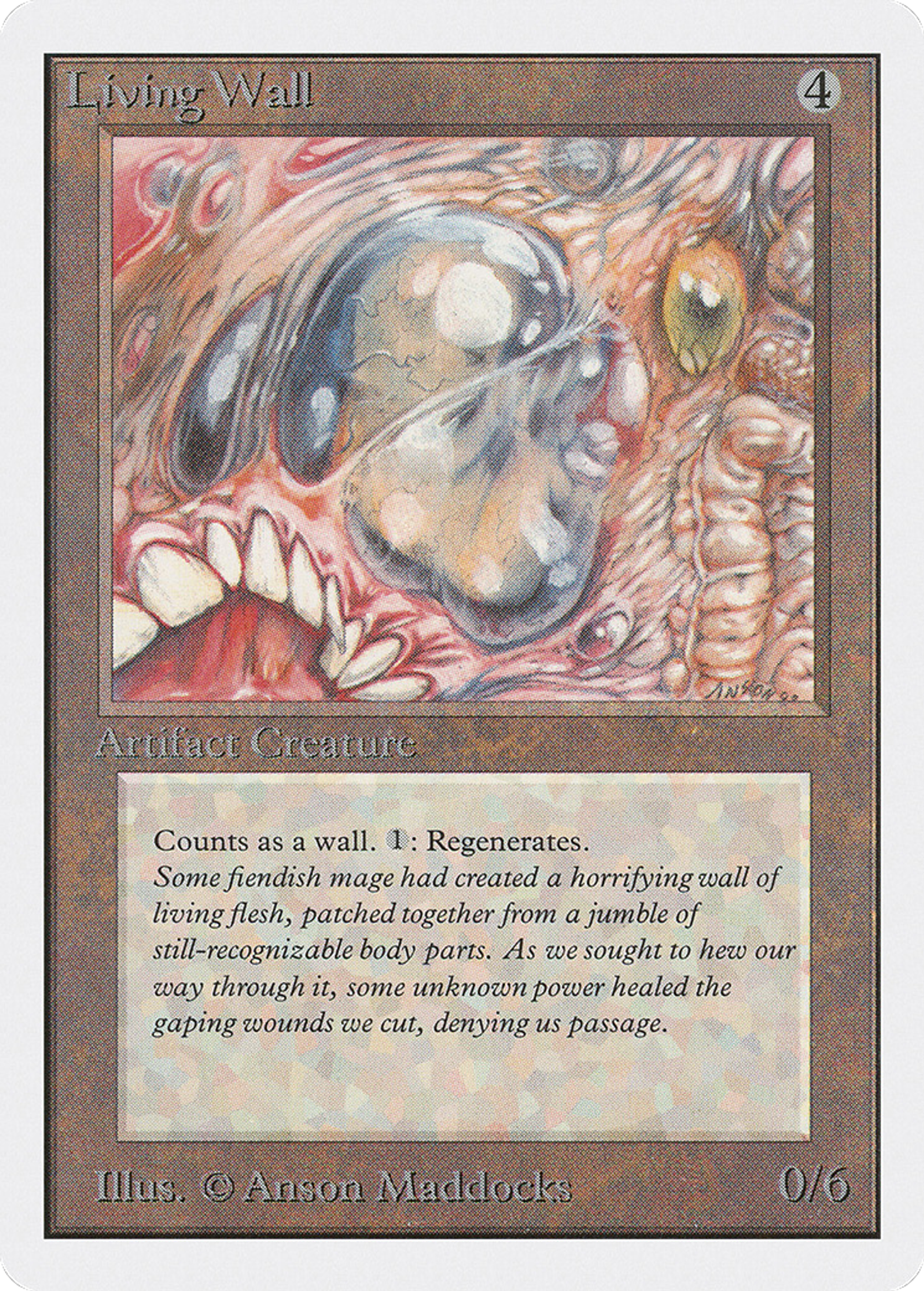 Living Wall — Unlimited Edition — Magic: The Gathering
